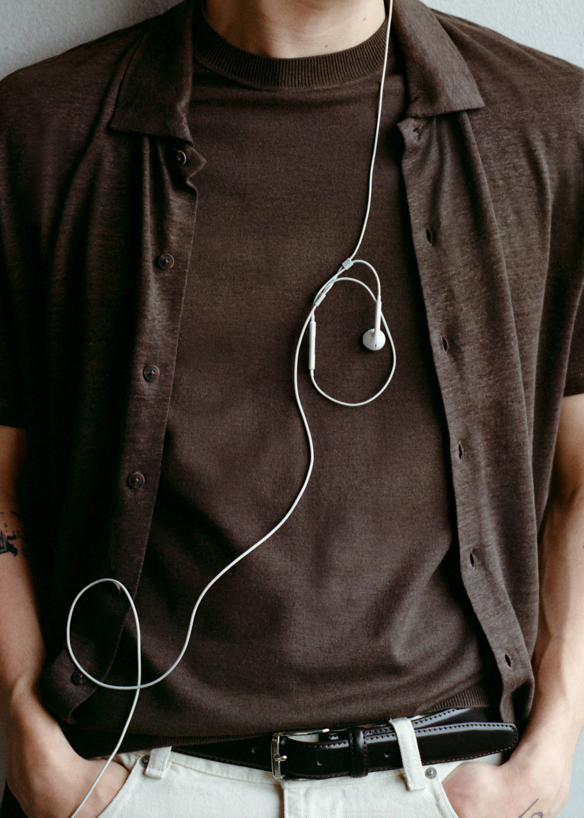 Essential cotton-blend T-shirt - Details of the article 5