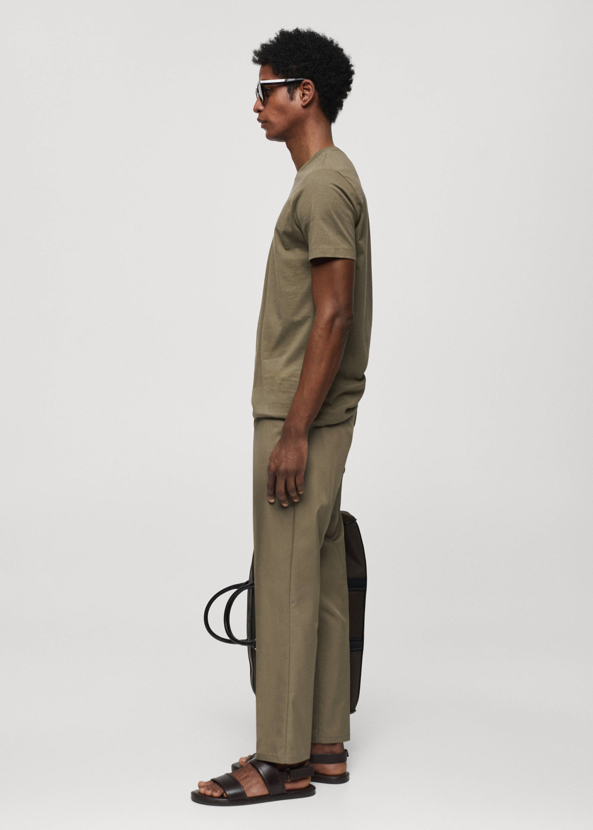 Essential cotton-blend T-shirt - Details of the article 2