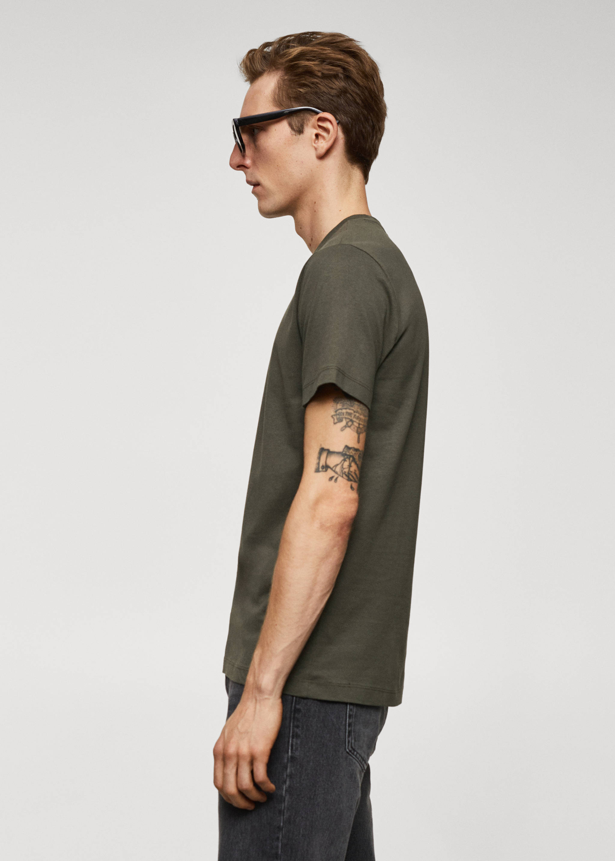 Essential cotton-blend T-shirt - Details of the article 2