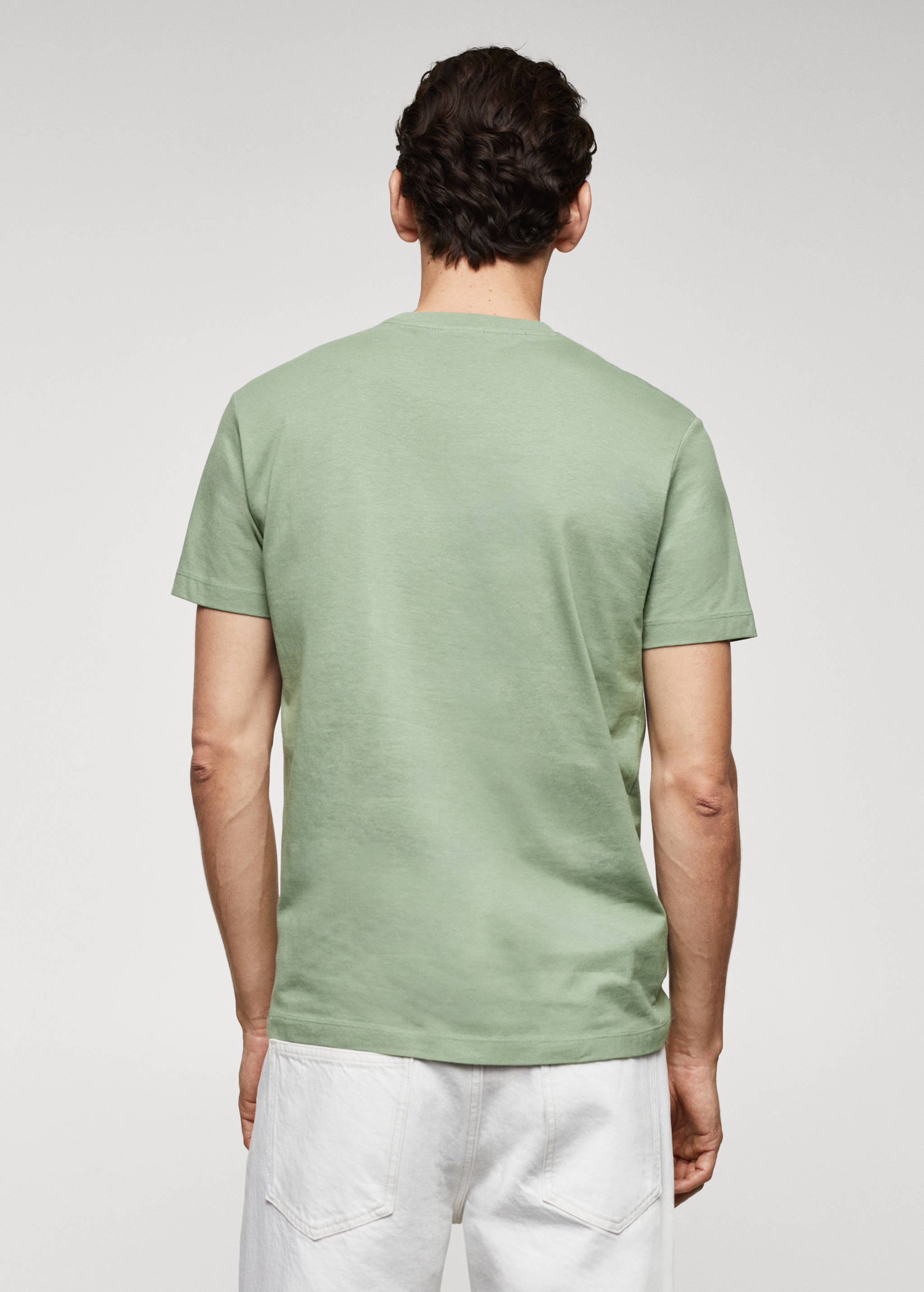 Essential cotton-blend T-shirt - Reverse of the article