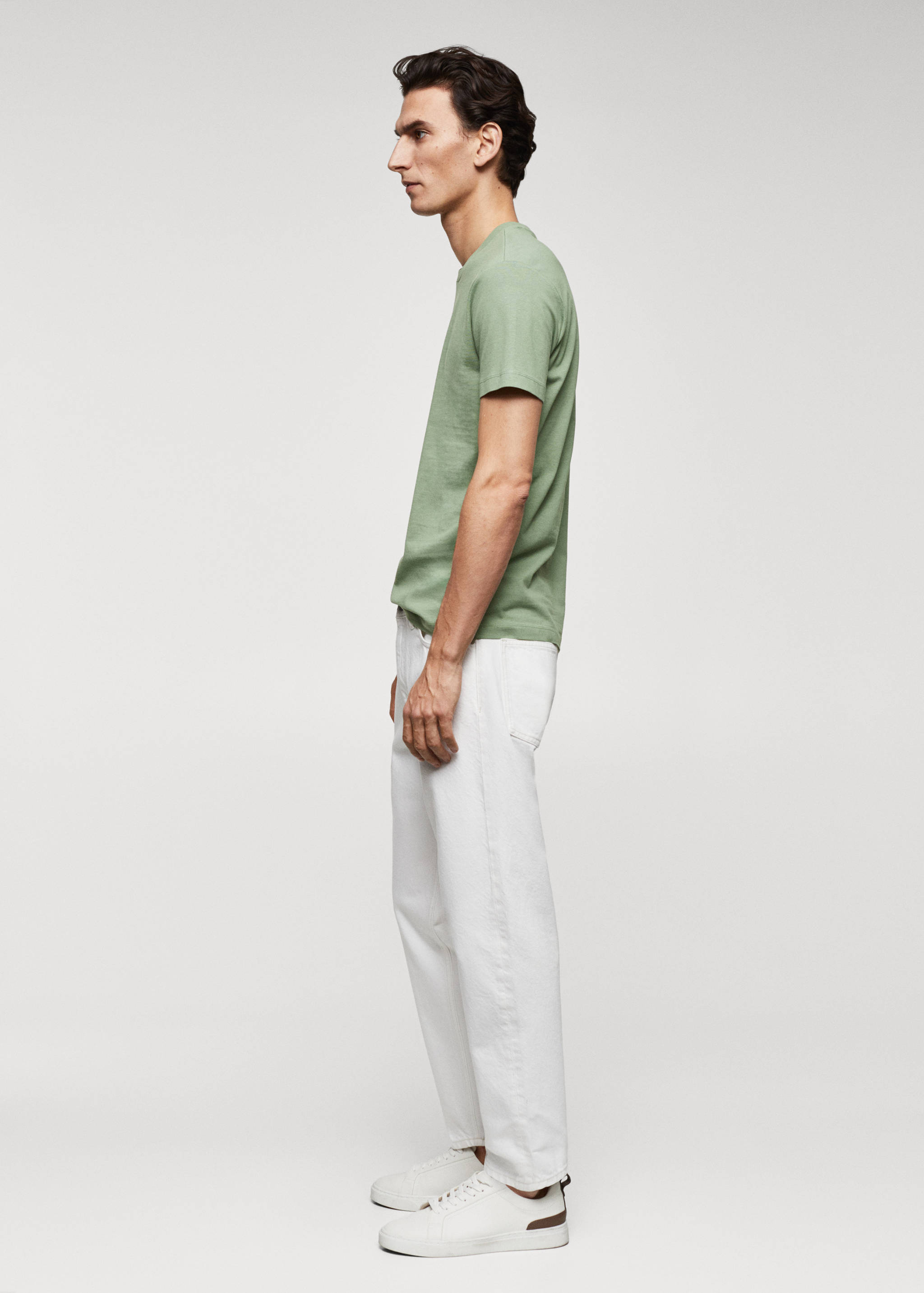 Essential cotton-blend T-shirt - Details of the article 2
