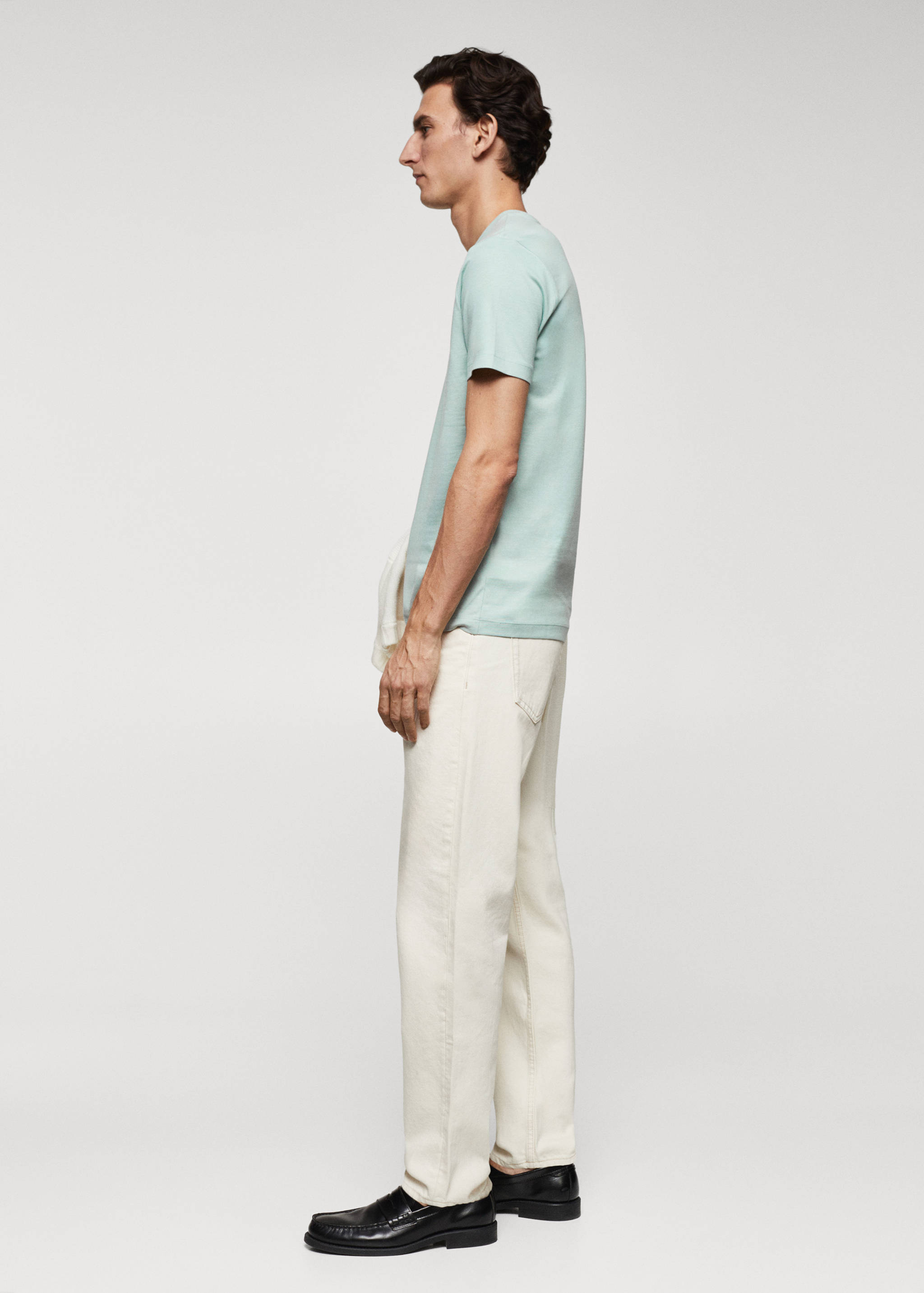 Essential cotton-blend T-shirt - Details of the article 2