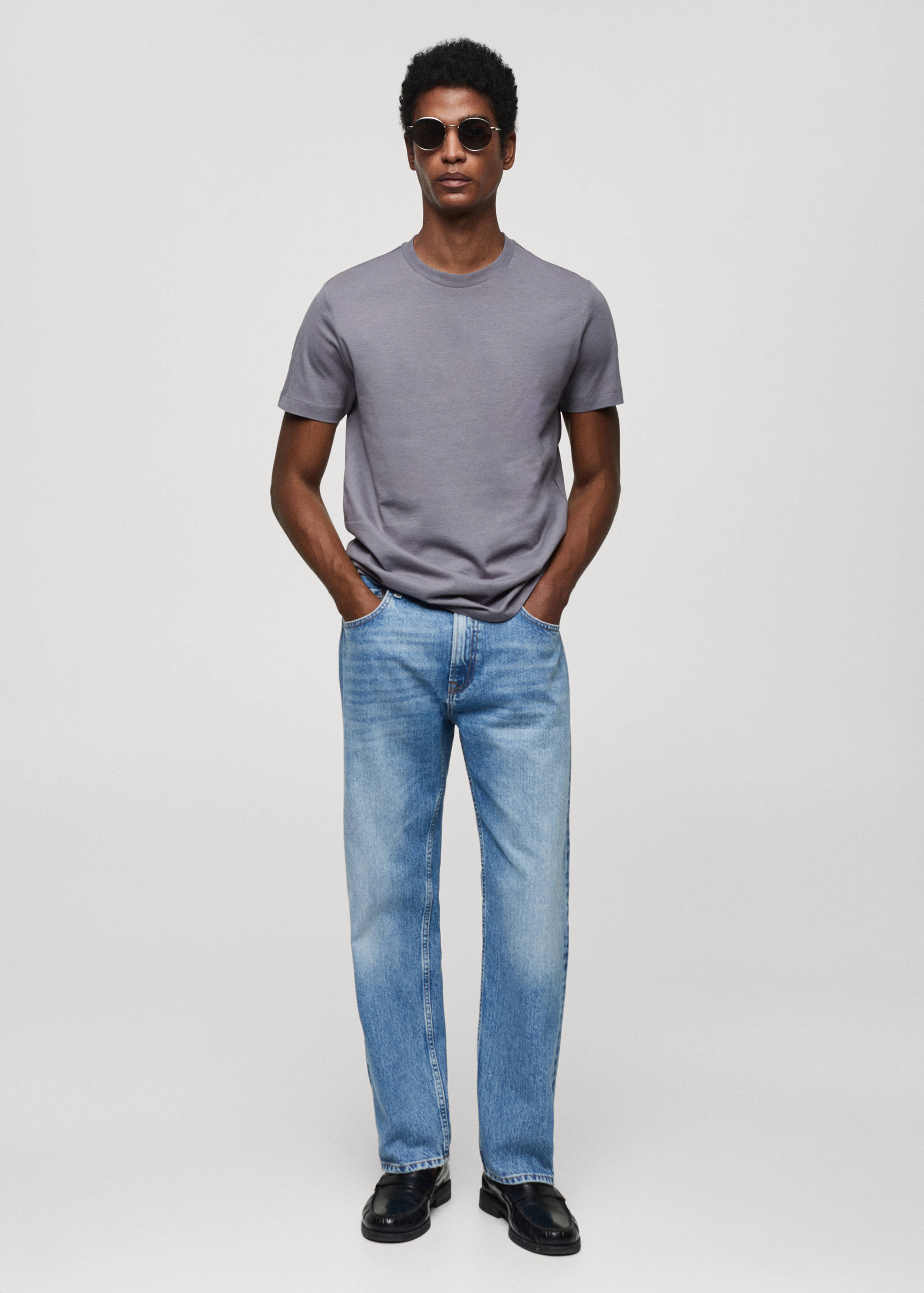 Essential cotton-blend T-shirt - General plane