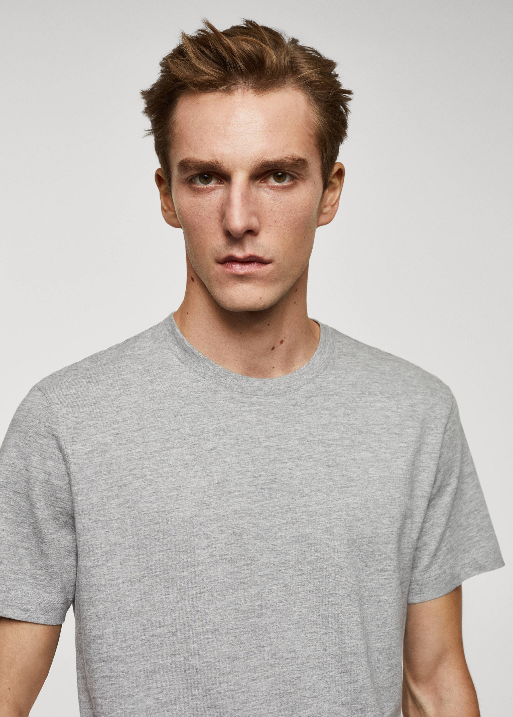 Essential cotton-blend T-shirt - Details of the article 1