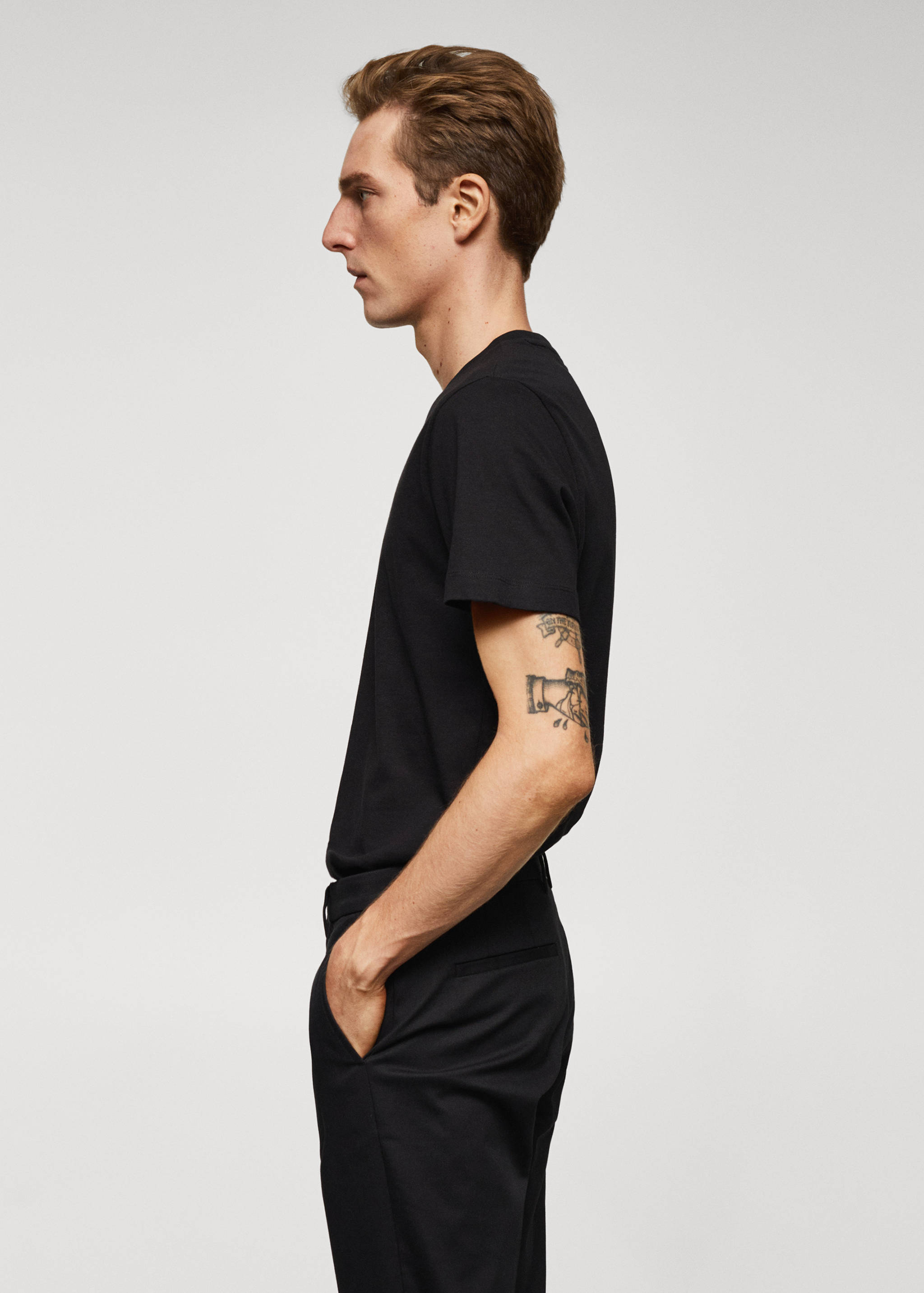 Essential cotton-blend T-shirt - Details of the article 2