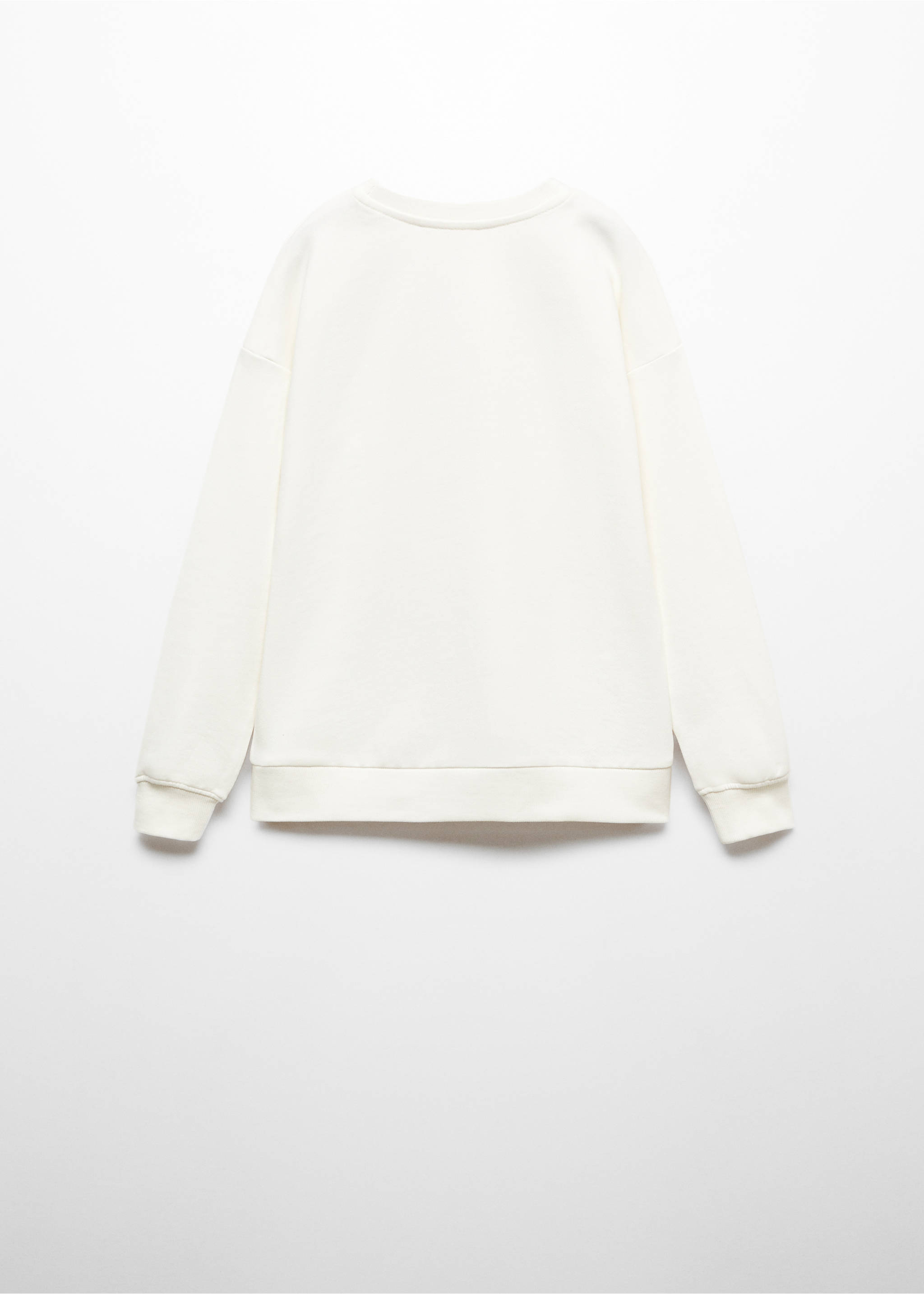 Cotton-blend message sweatshirt - Reverse of the article, Off White. Ref: 67040653-00.