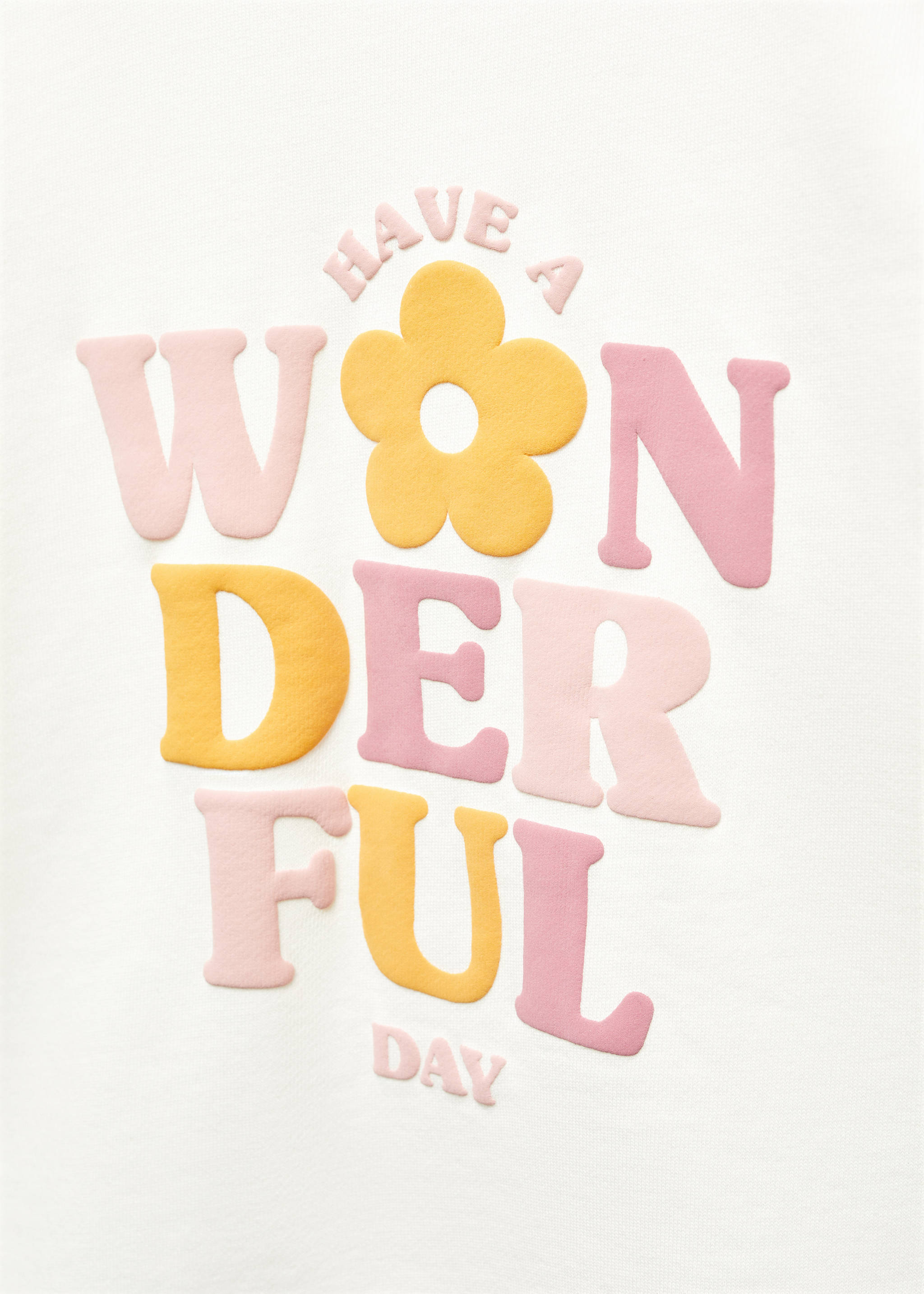 Cotton-blend message sweatshirt - Details of the article 8