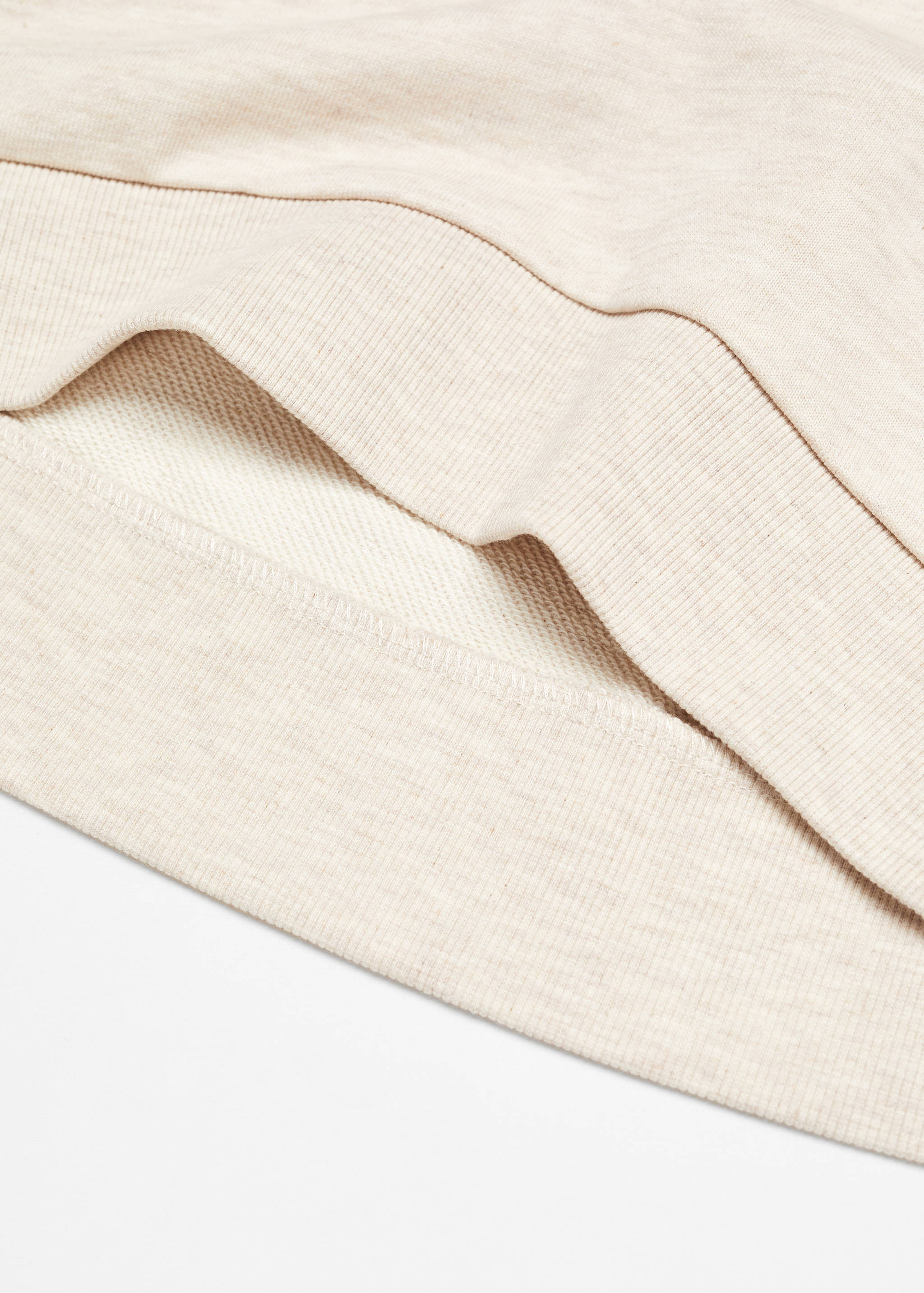 Cotton-blend message sweatshirt - Details of the article 3