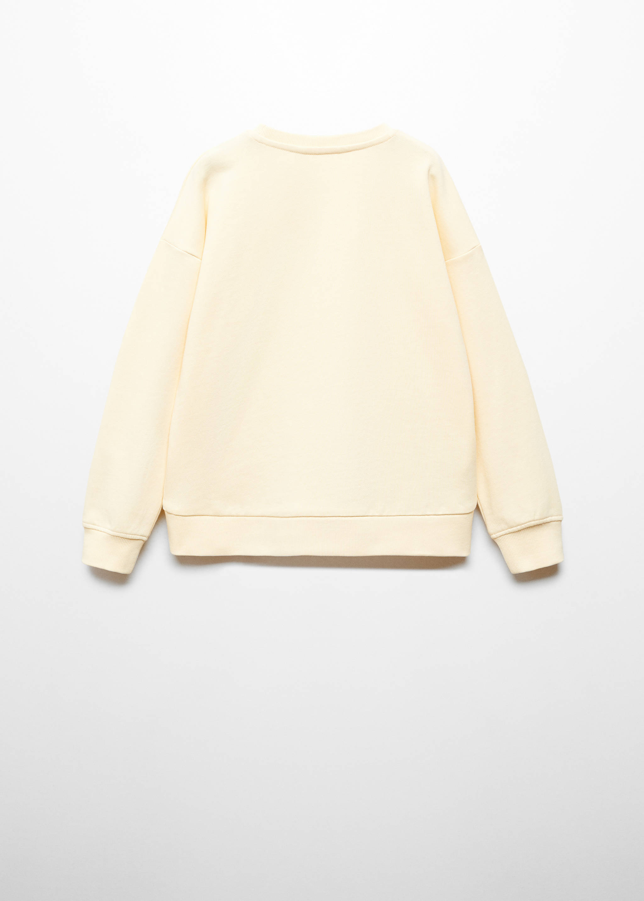 Cotton-blend message sweatshirt - Reverse of the article