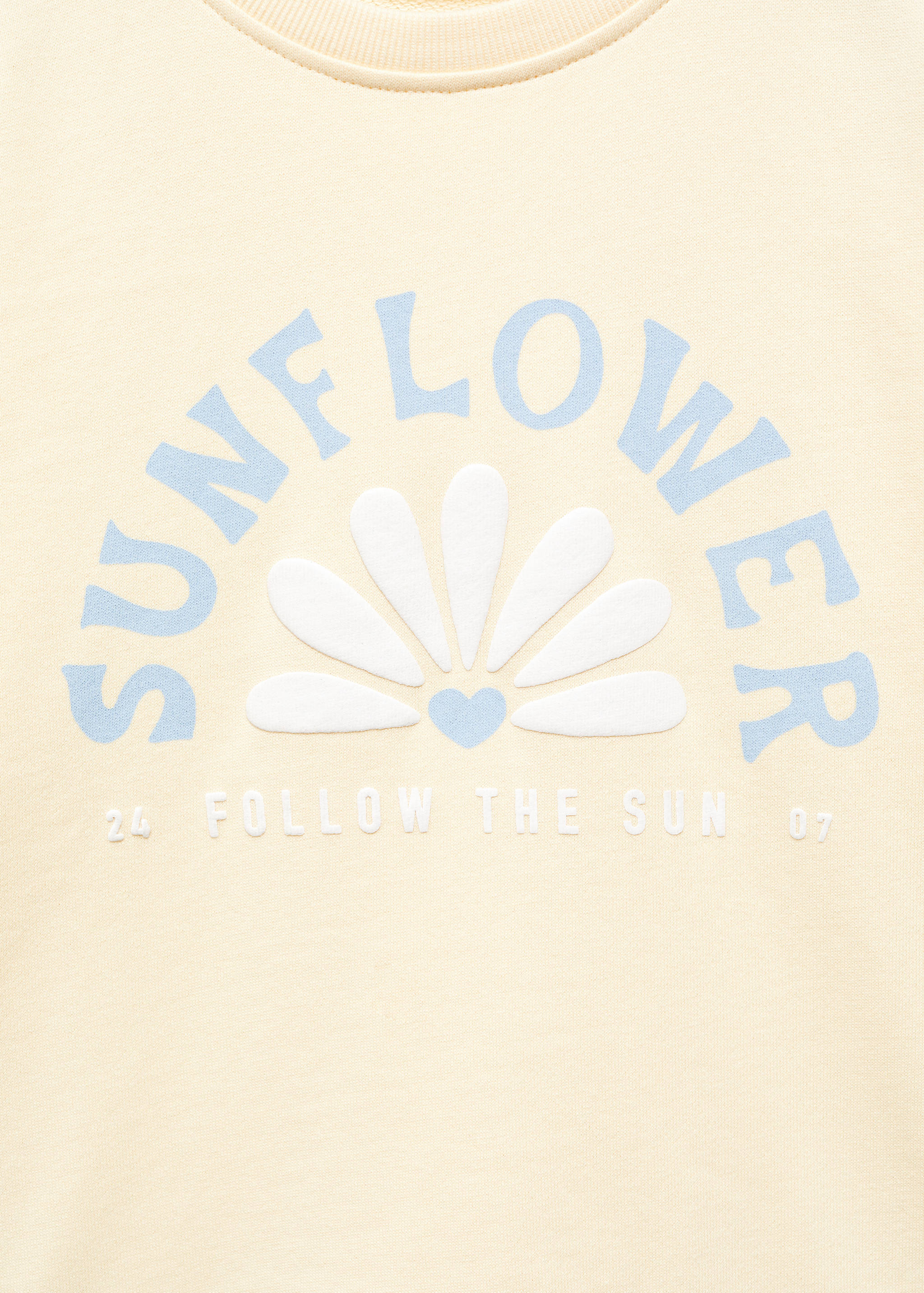 Cotton-blend message sweatshirt - Details of the article 8