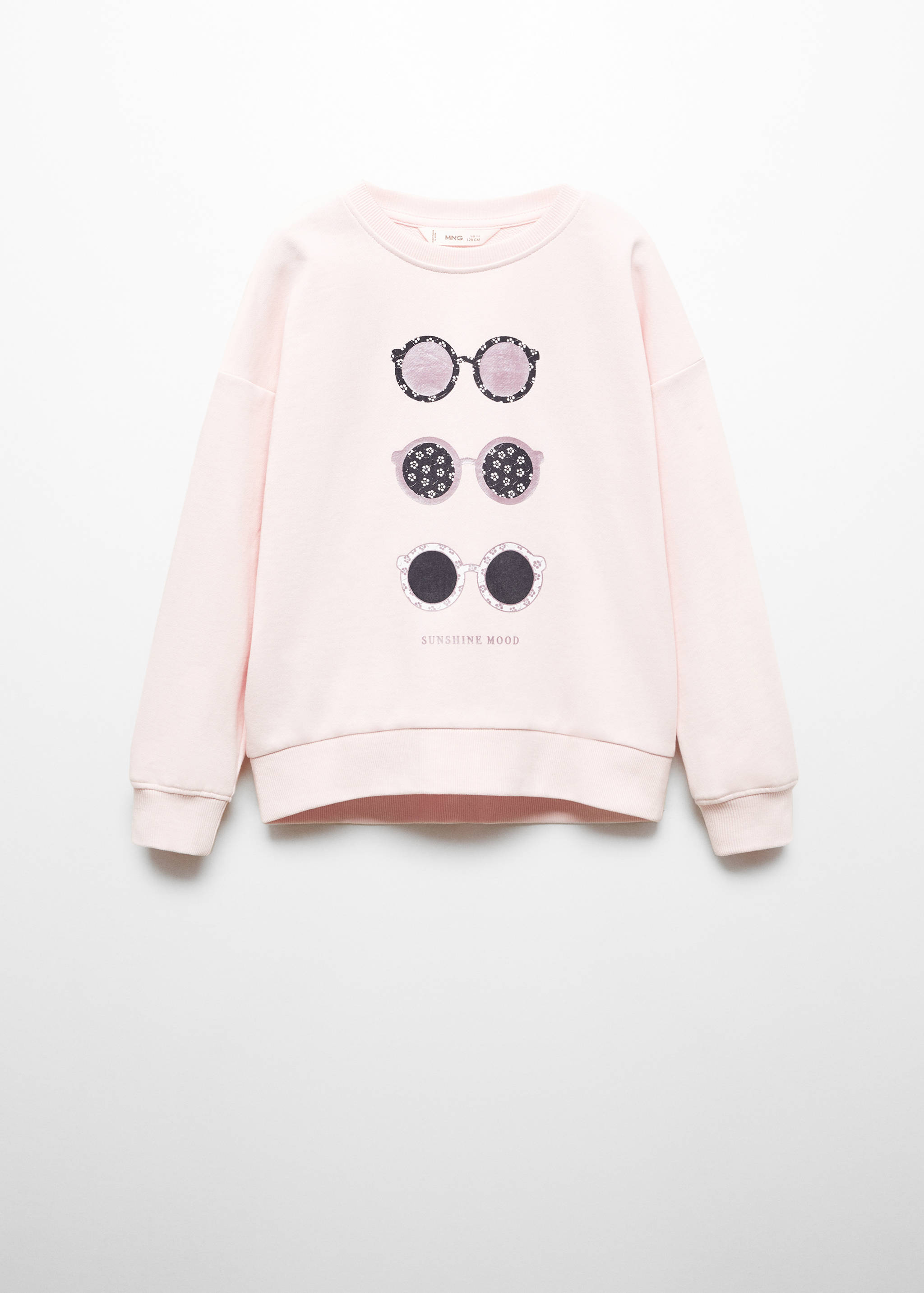 Baumwoll-Sweatshirt mit Schriftzug - Artikel ohne Model