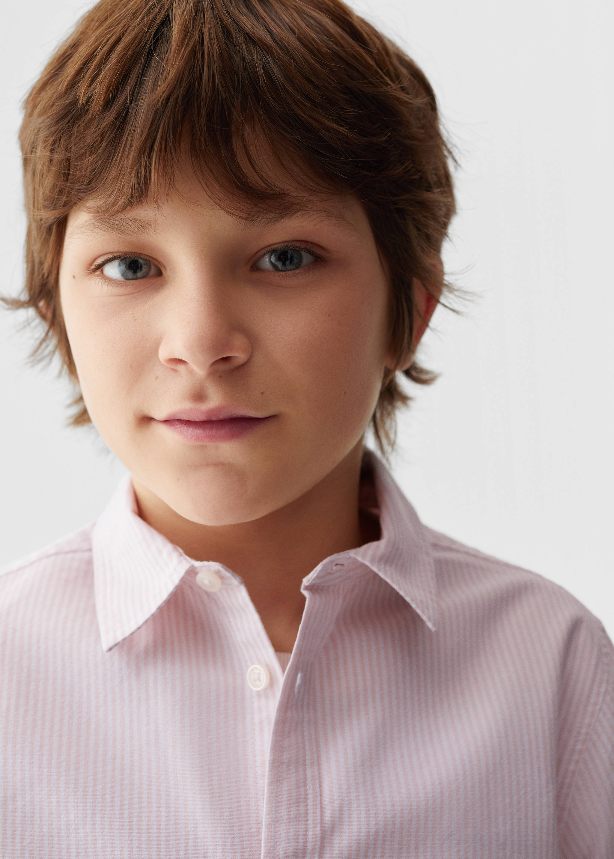 Striped Oxford shirt - Details of the article 1