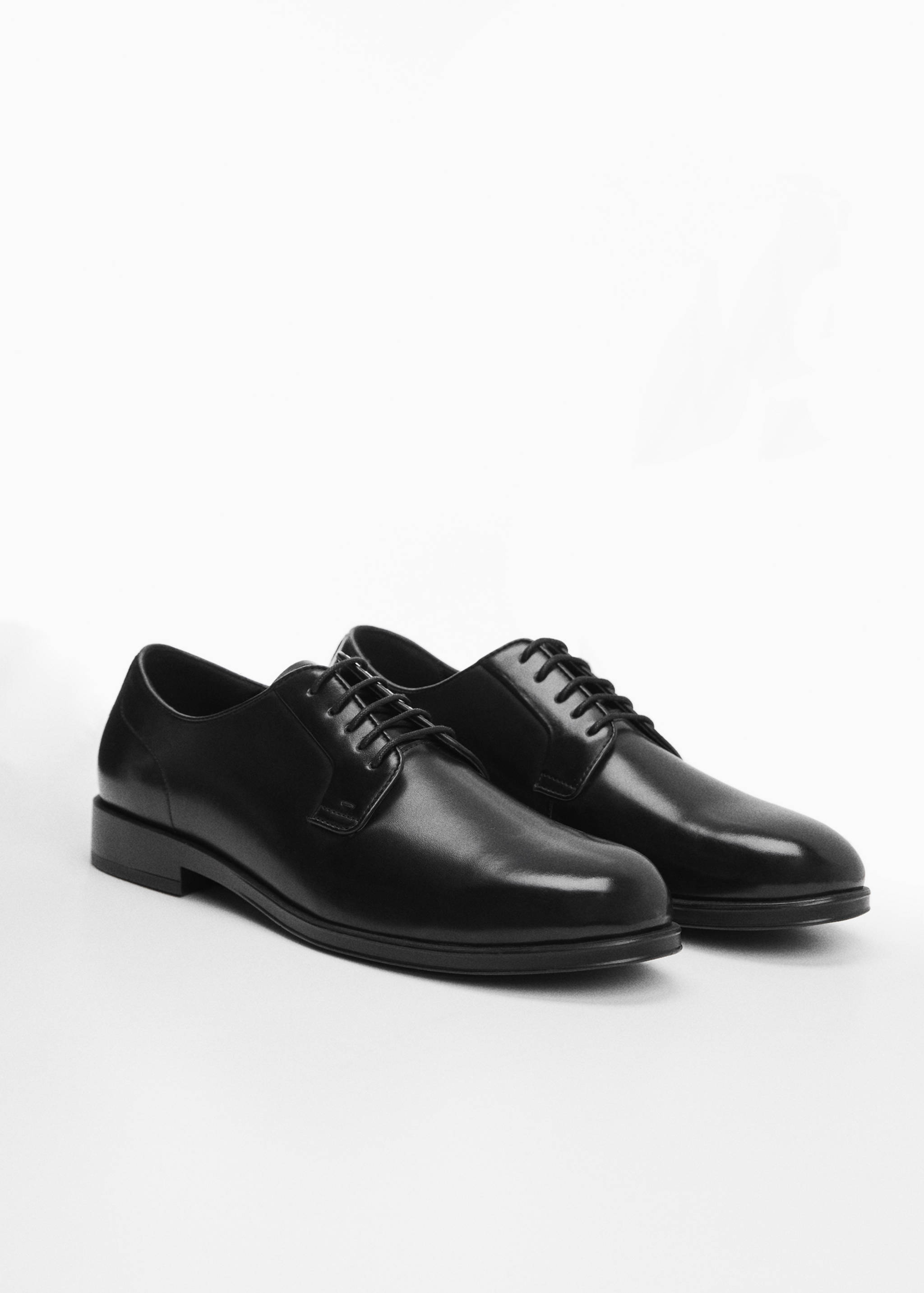 Faux-leather suit shoes - Medium plane