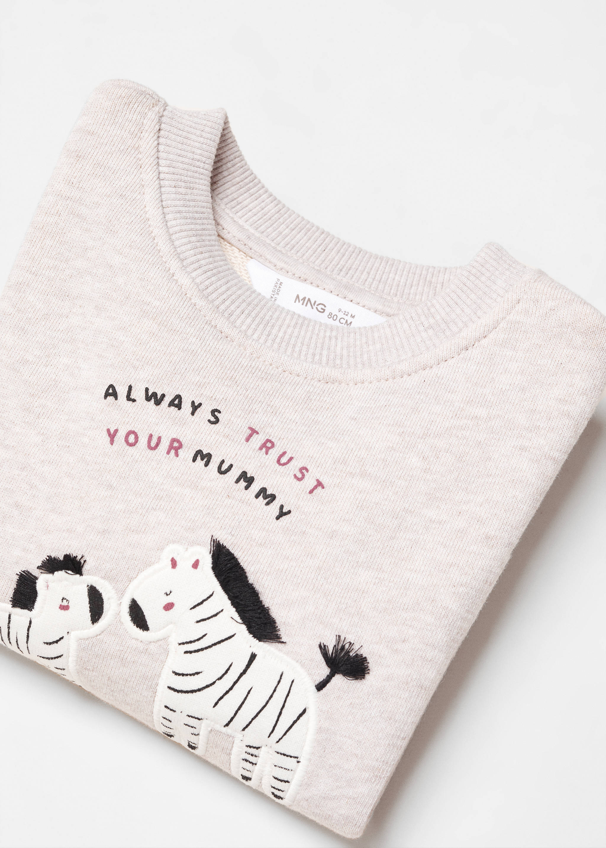 Printed cotton sweatshirt - Details of the article 8