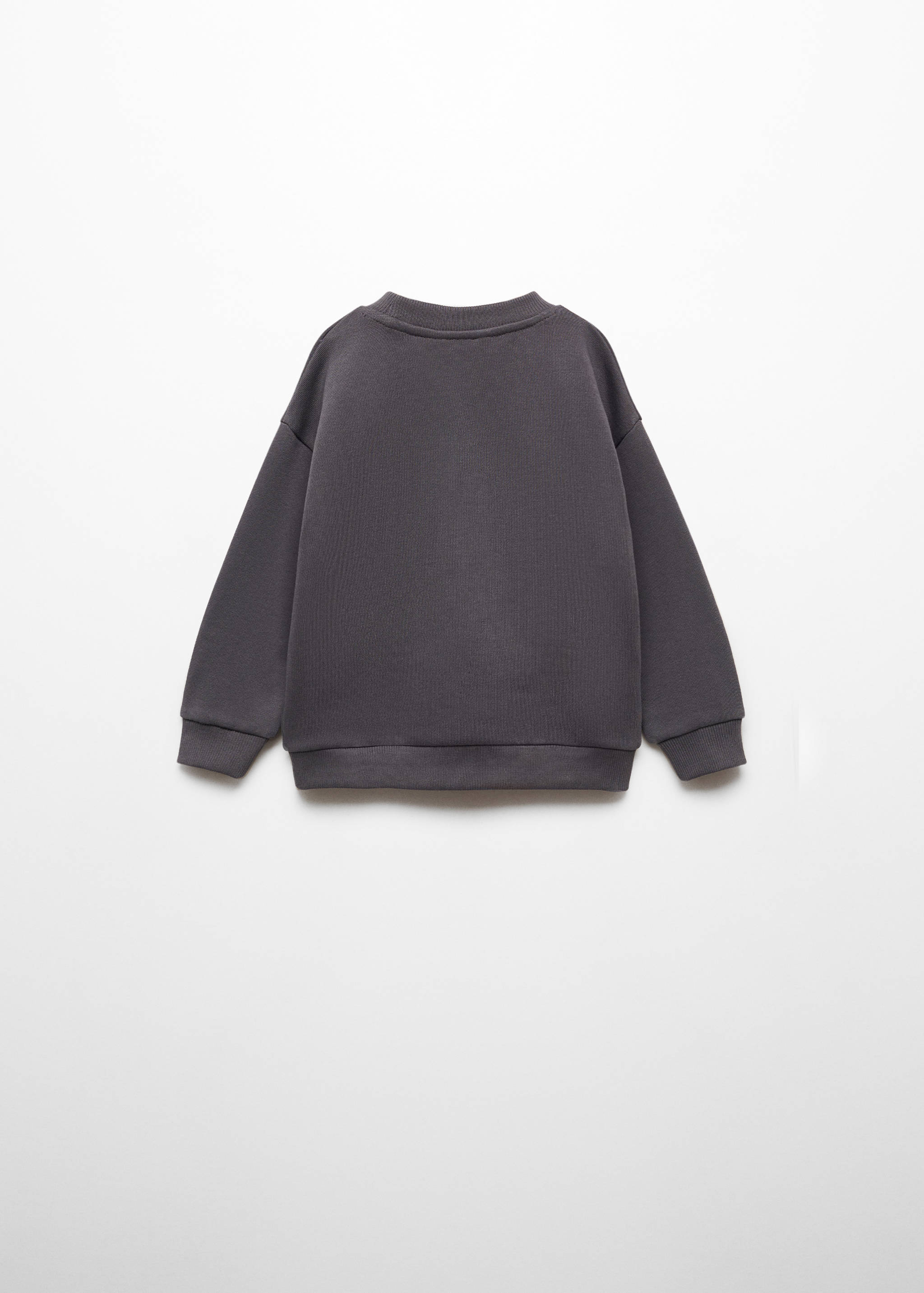 Printed cotton sweatshirt - Reverse of the article