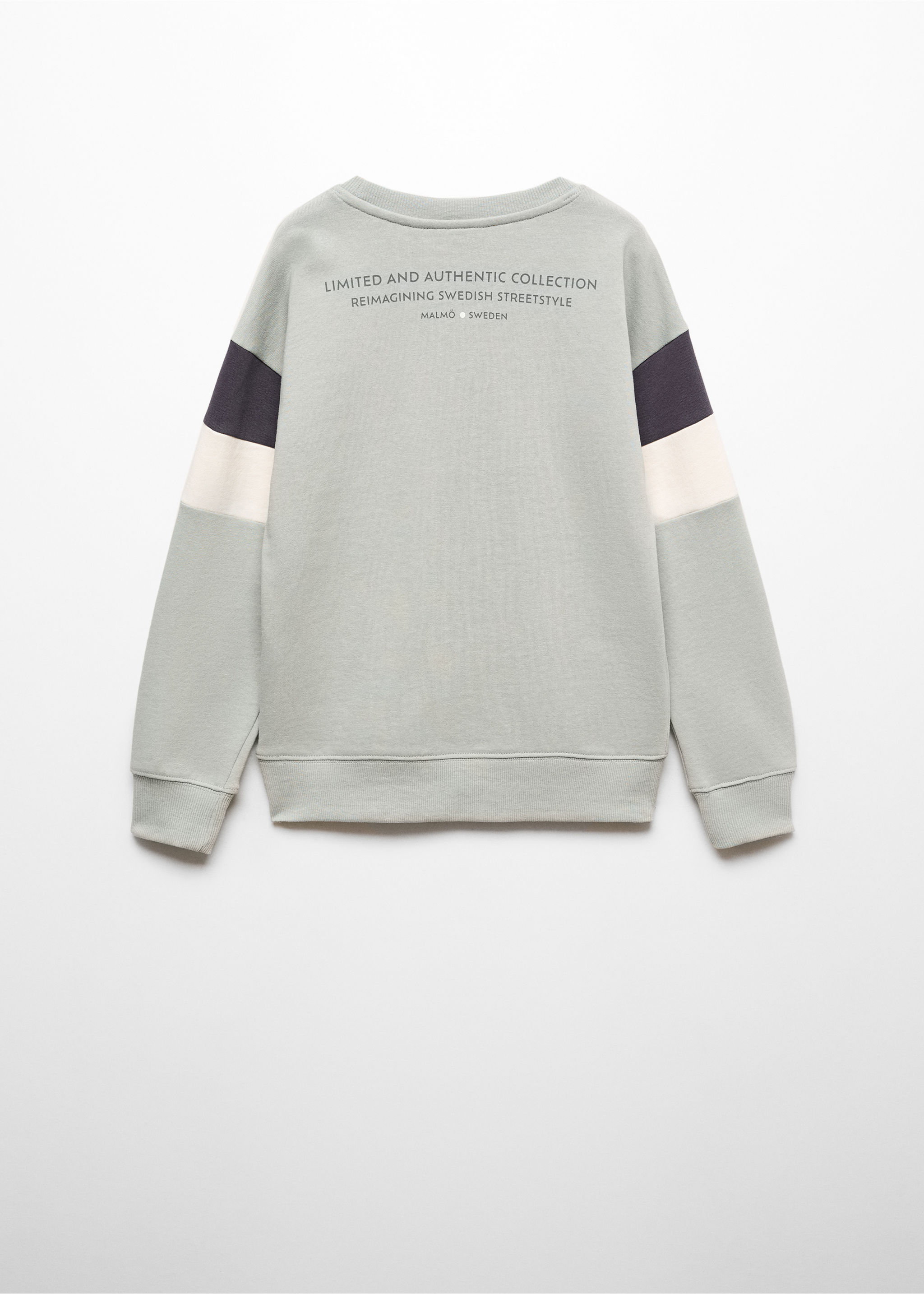 Sweat-shirt coton imprimé - Verso de l’article