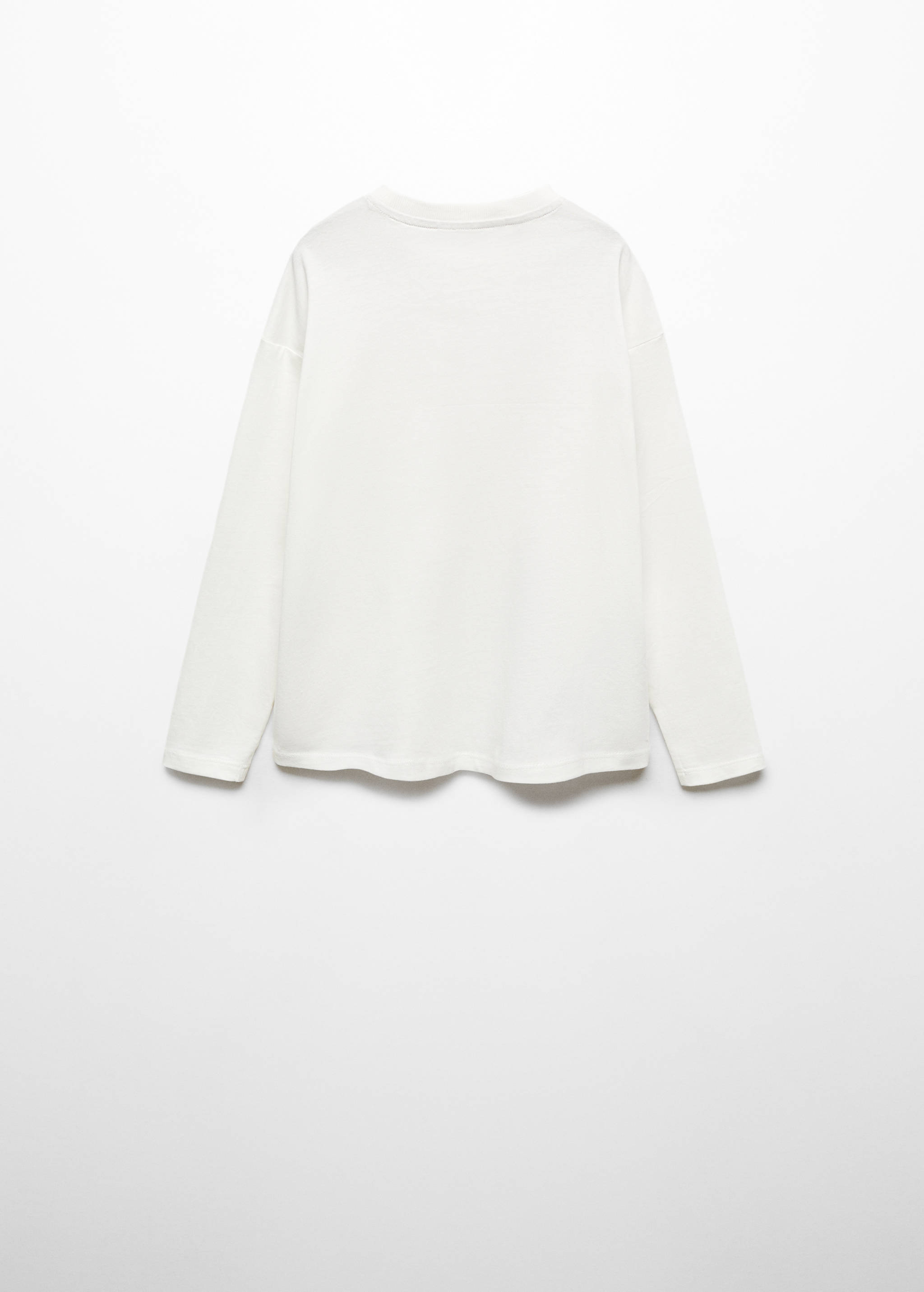T-shirt coton manches longues - Verso de l’article