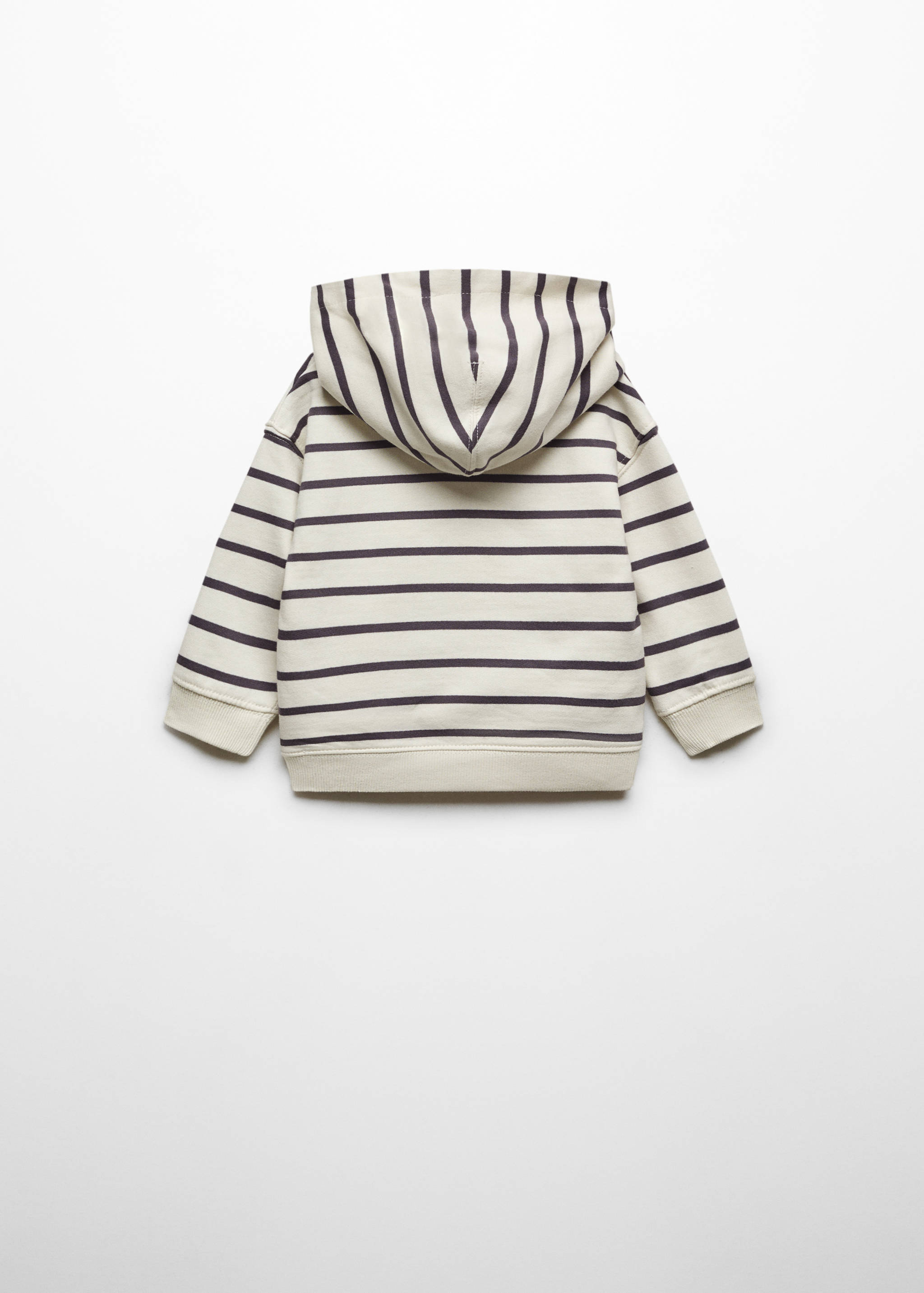 Striped cotton-blend sweatshirt - Reverse of the article
