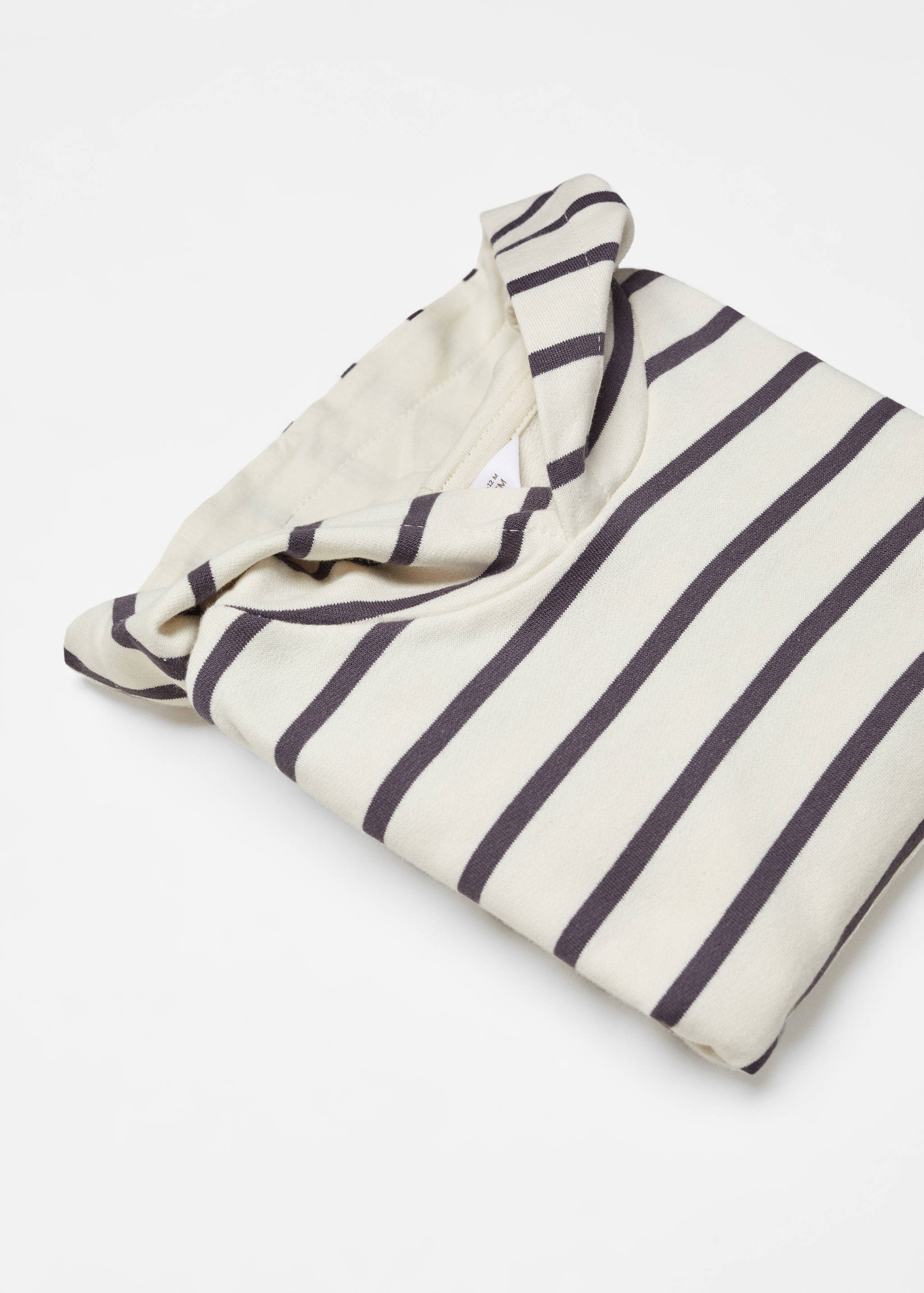 Striped cotton-blend sweatshirt - Details of the article 8