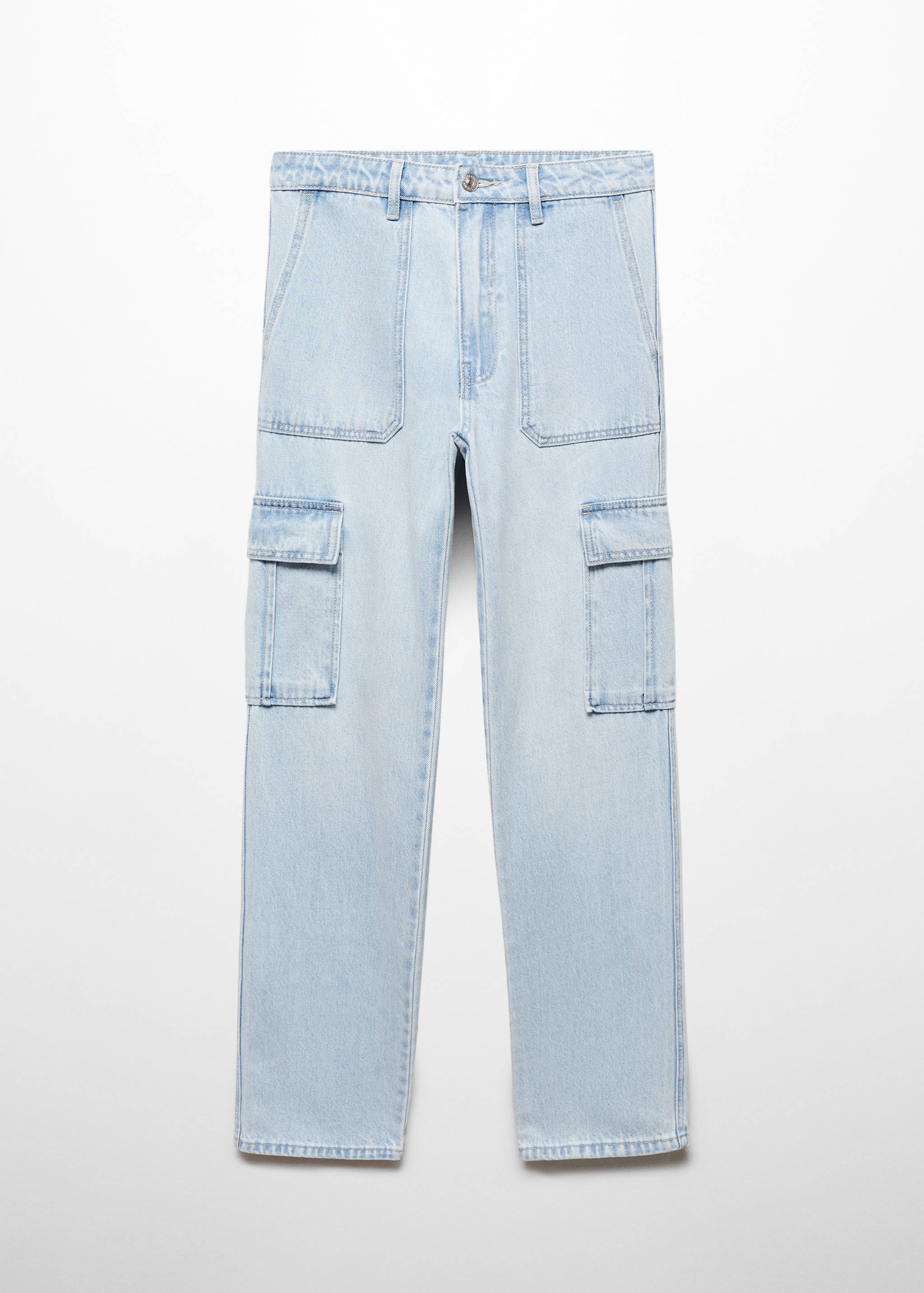 Straight-fit cargo jeans - Article without model