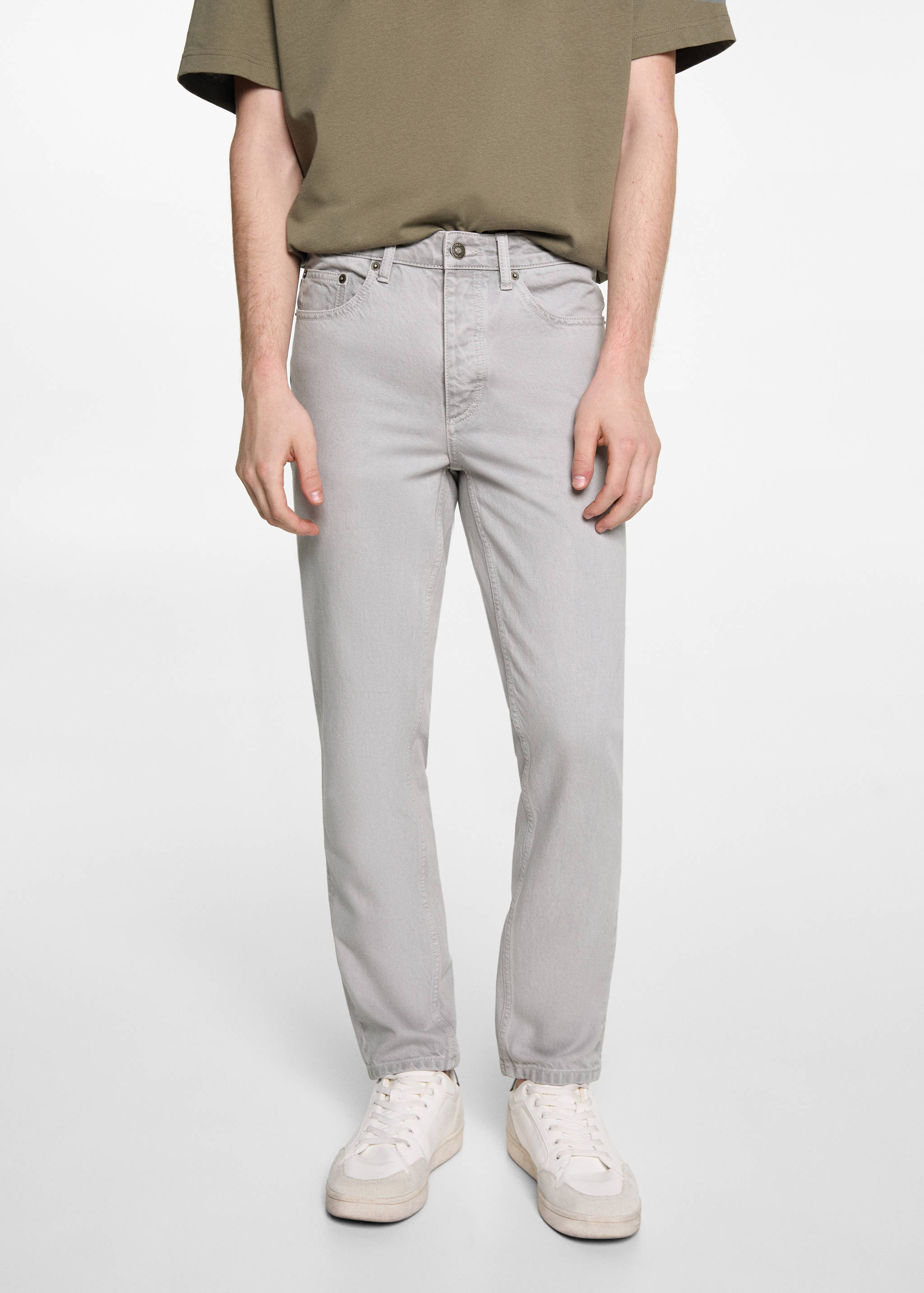 Regular-fit cotton trousers - Details of the article 6