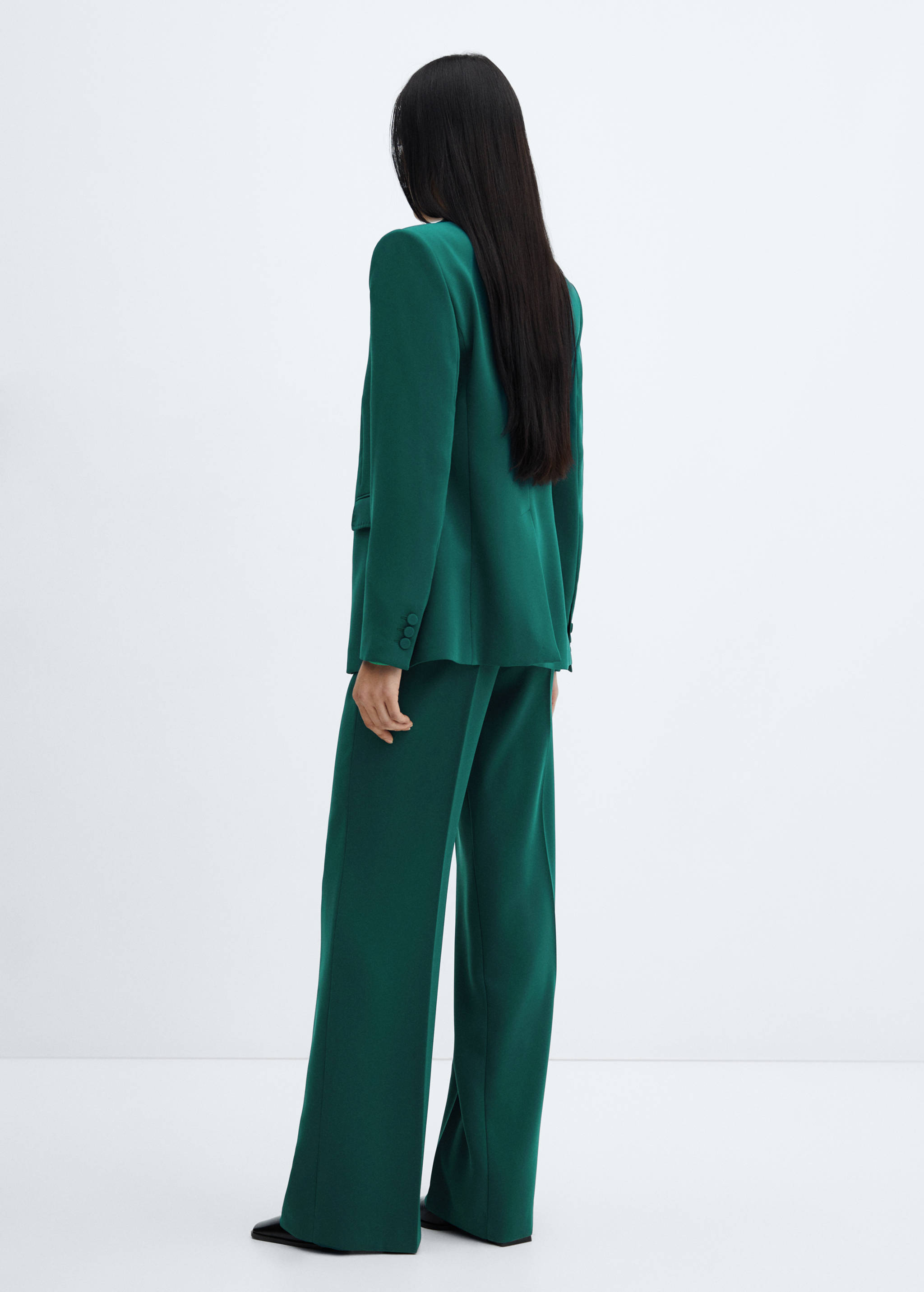 Gerade Anzugjacke - Rückseite des Artikels