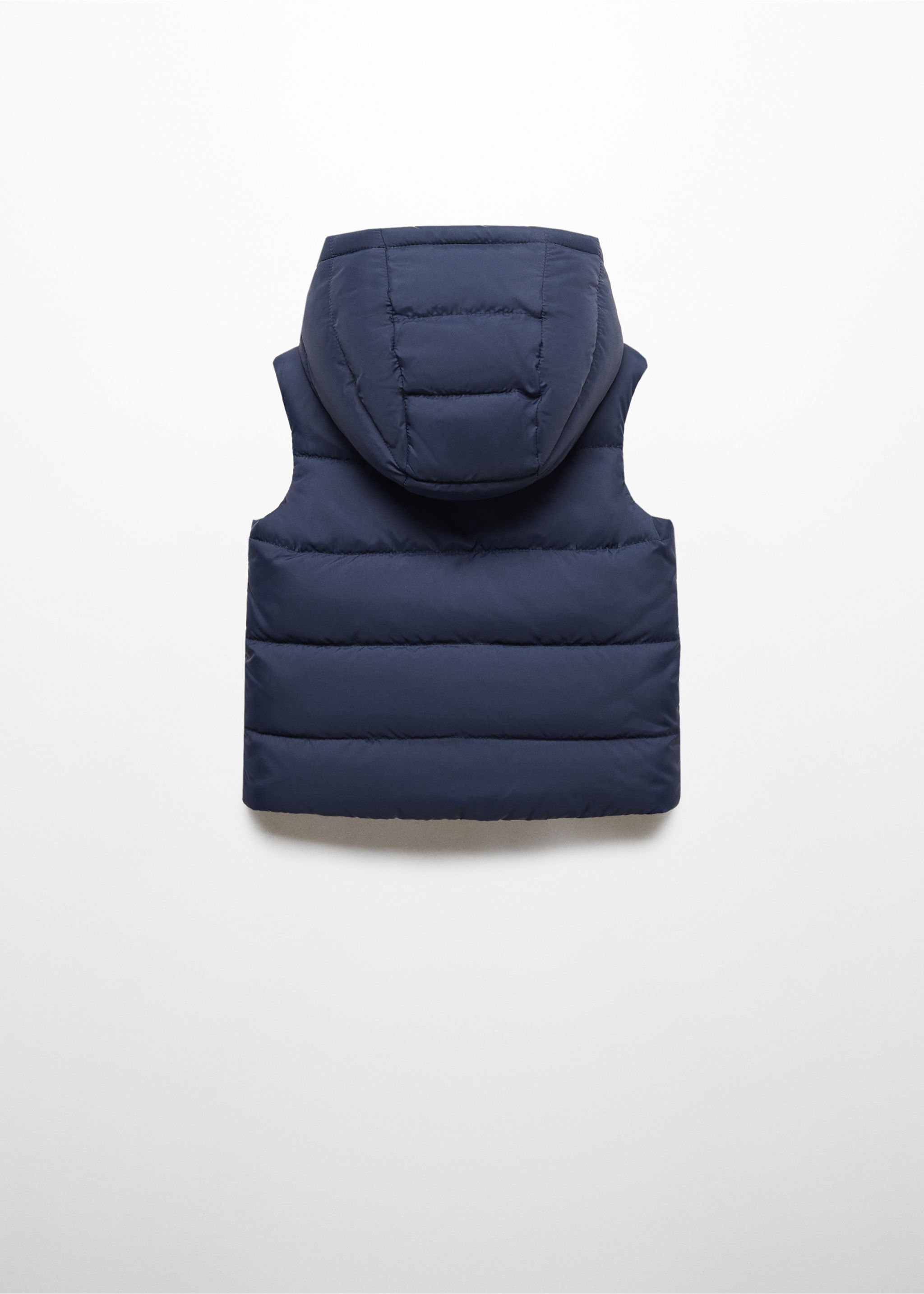 Reversible quilted gilet - Reverse of the article