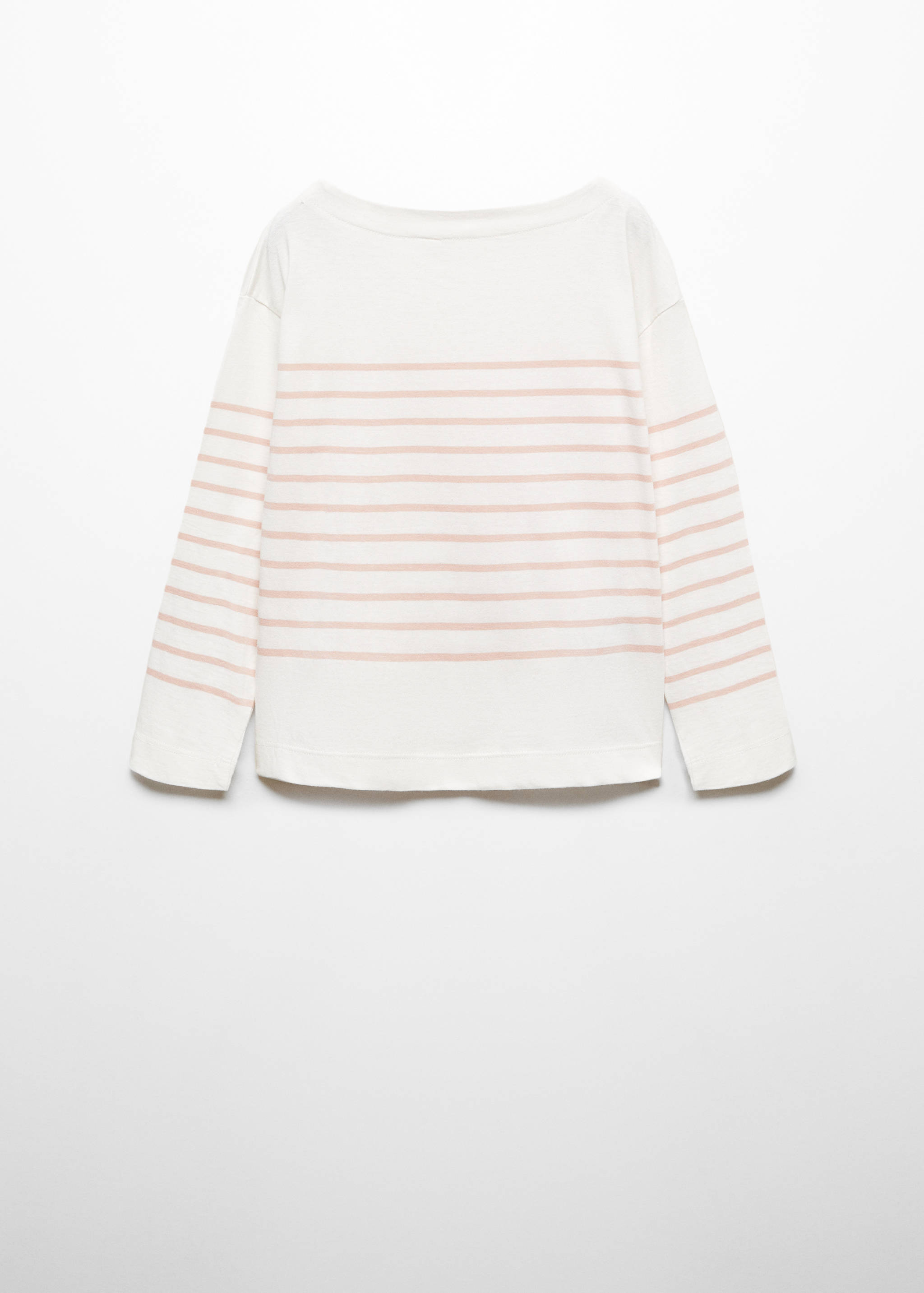 Striped long sleeves t-shirt - Reverse of the article
