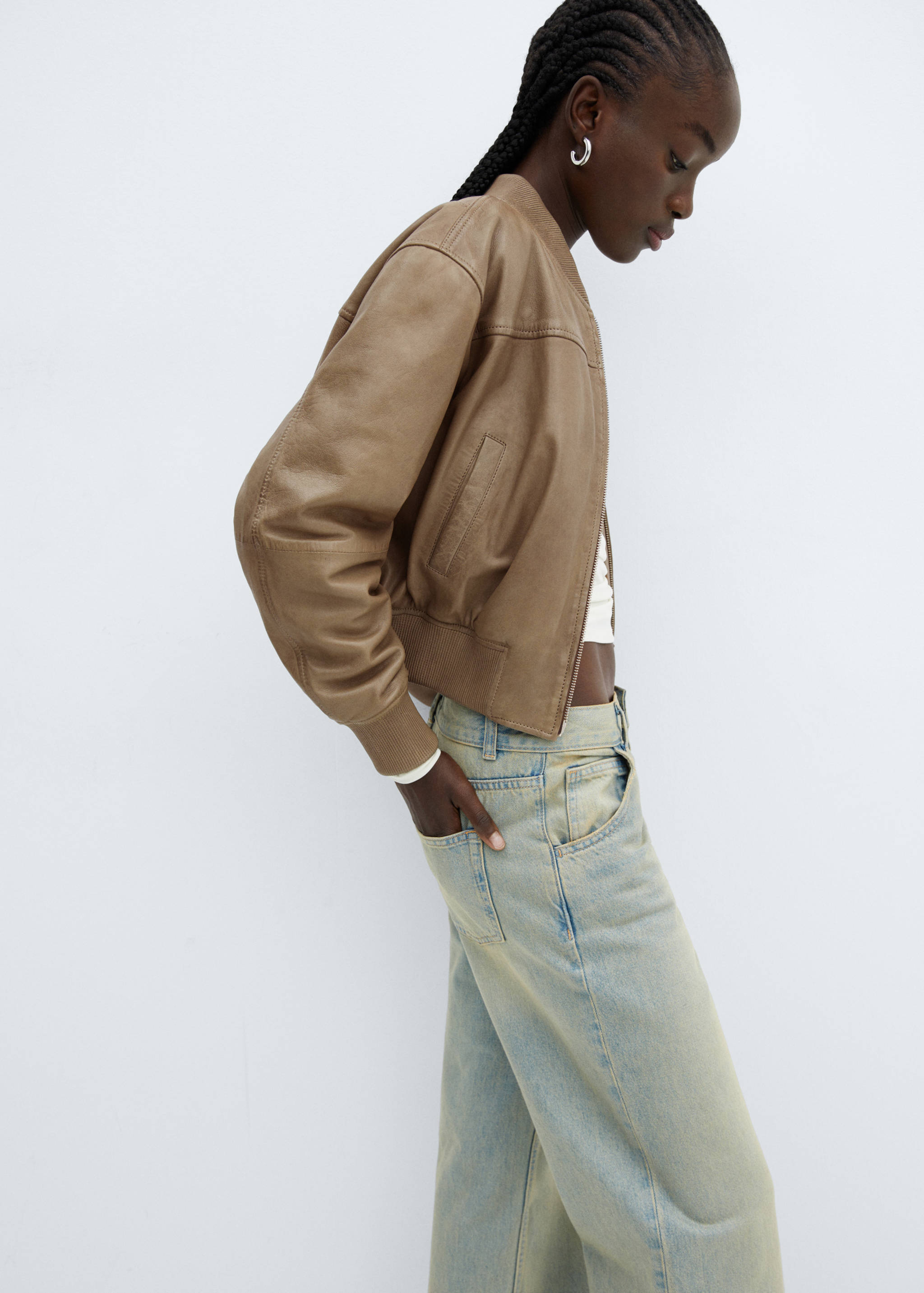 Caçadora bomber pell - Detall de l'article 2