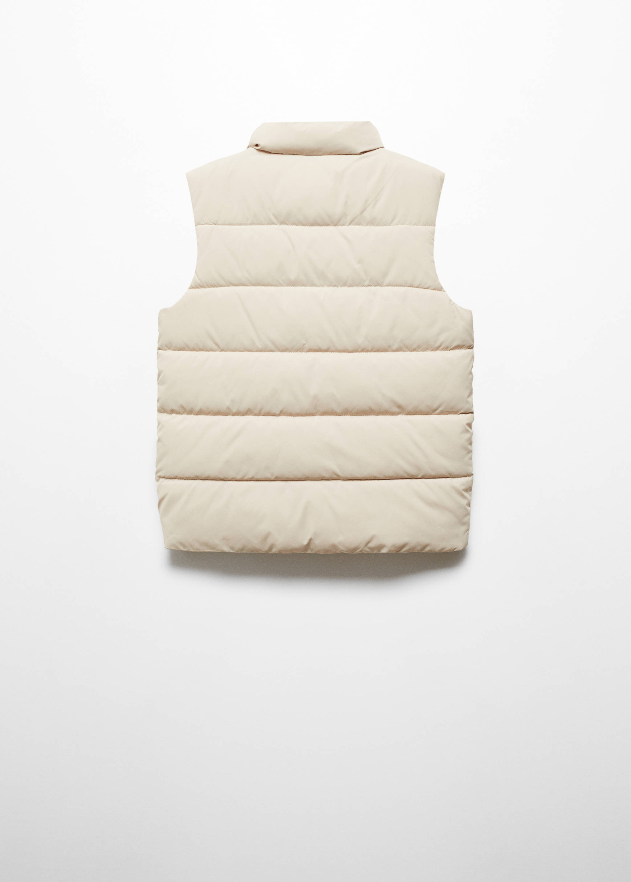 Quilted gilet - Reverse of the article