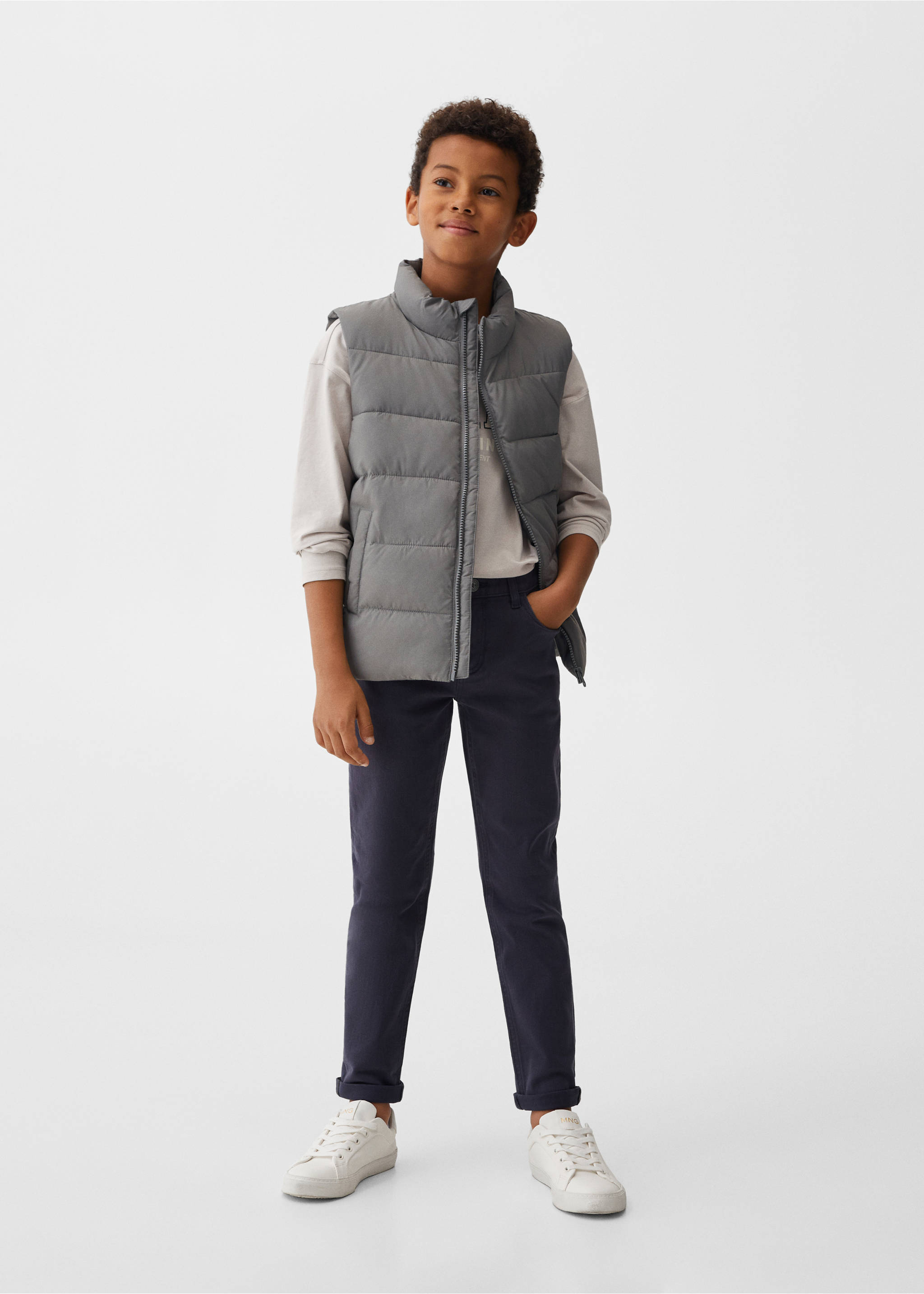 Quilted gilet - General plane, Mint Green. Ref: 67042009-00.