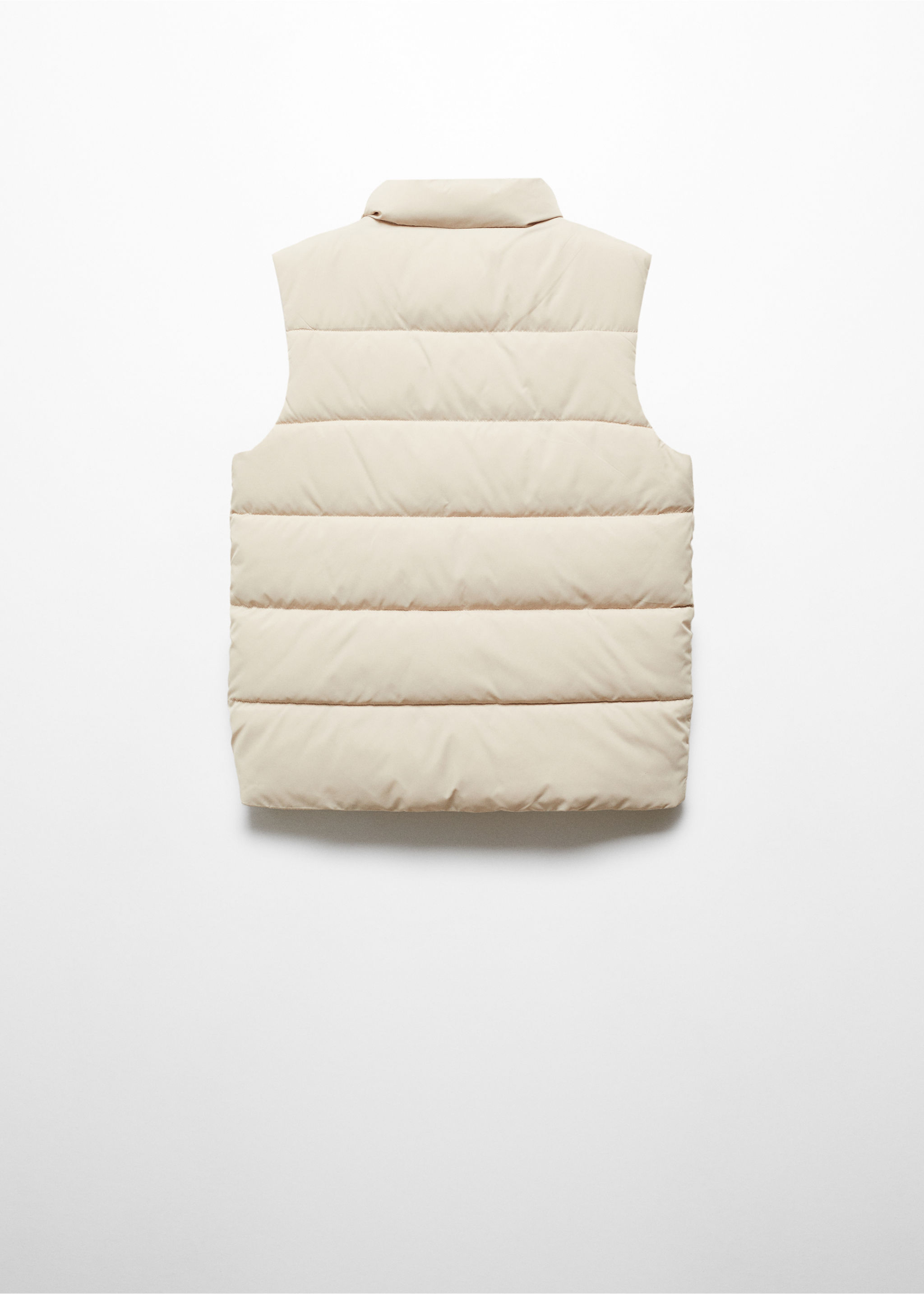 Quilted gilet - Reverse of the article