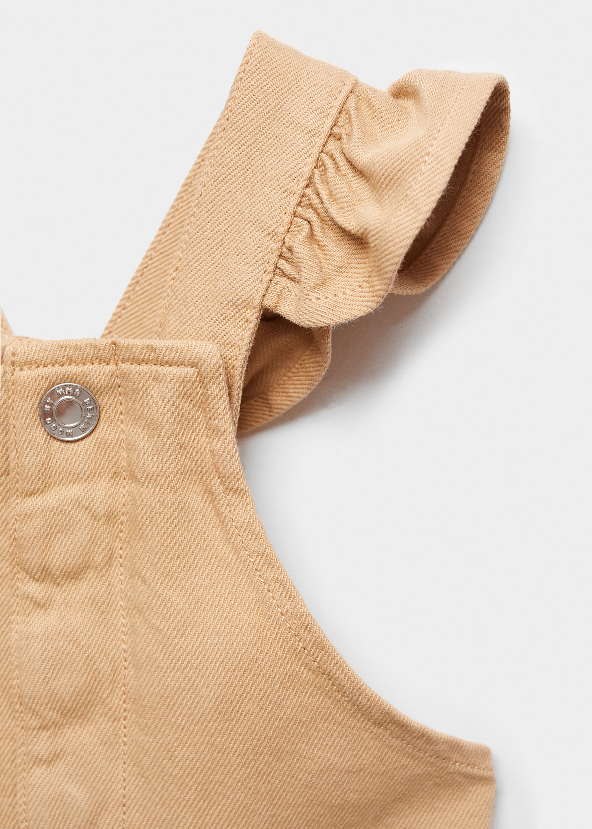 Frills denim dungarees - Details of the article 8