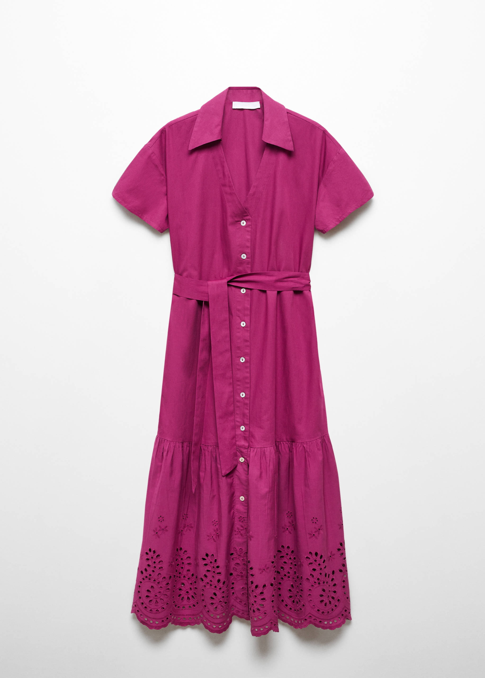 Shirt dress with lace design - Article without model