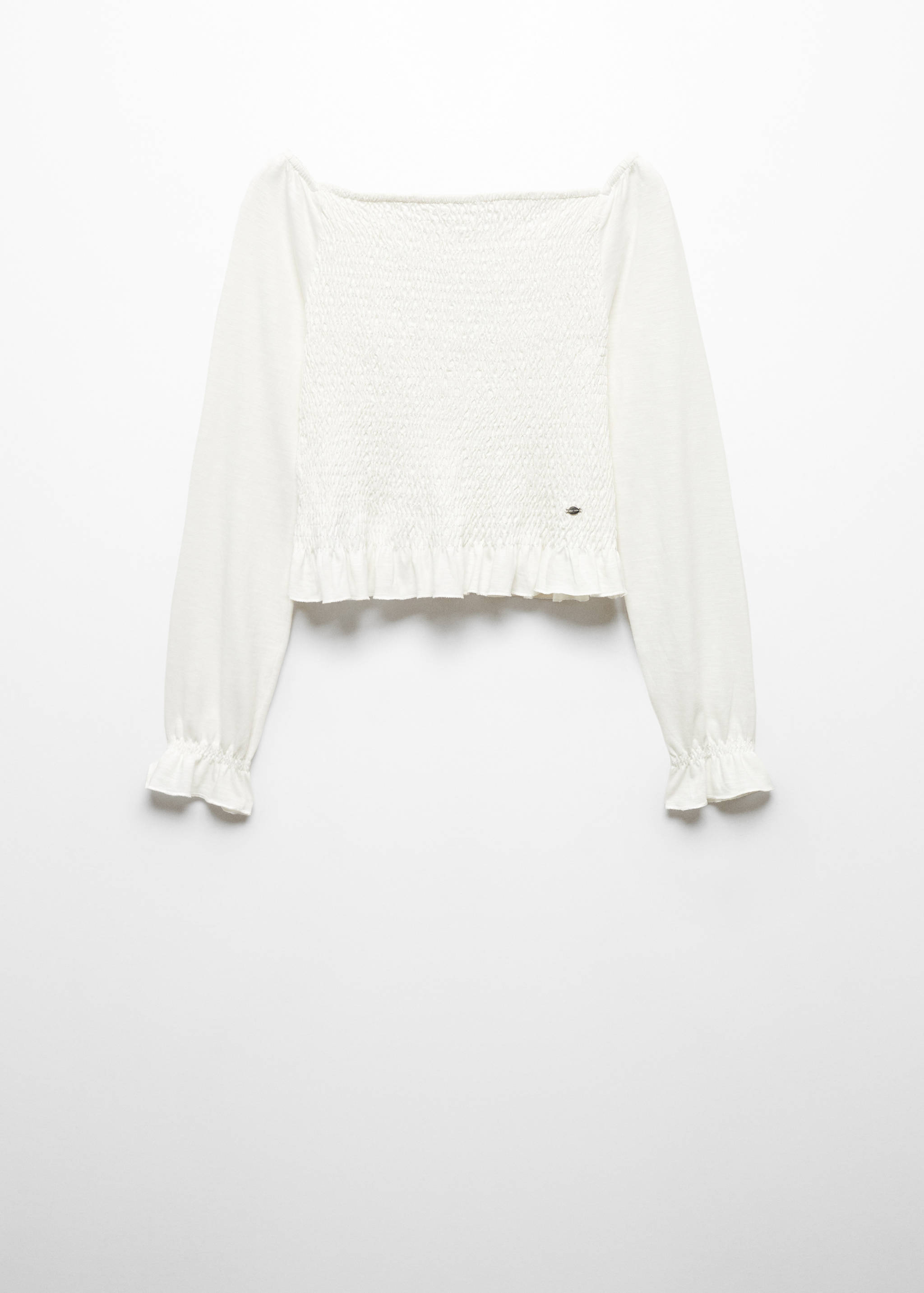 T-shirt froncé manches longues - Article sans modèle