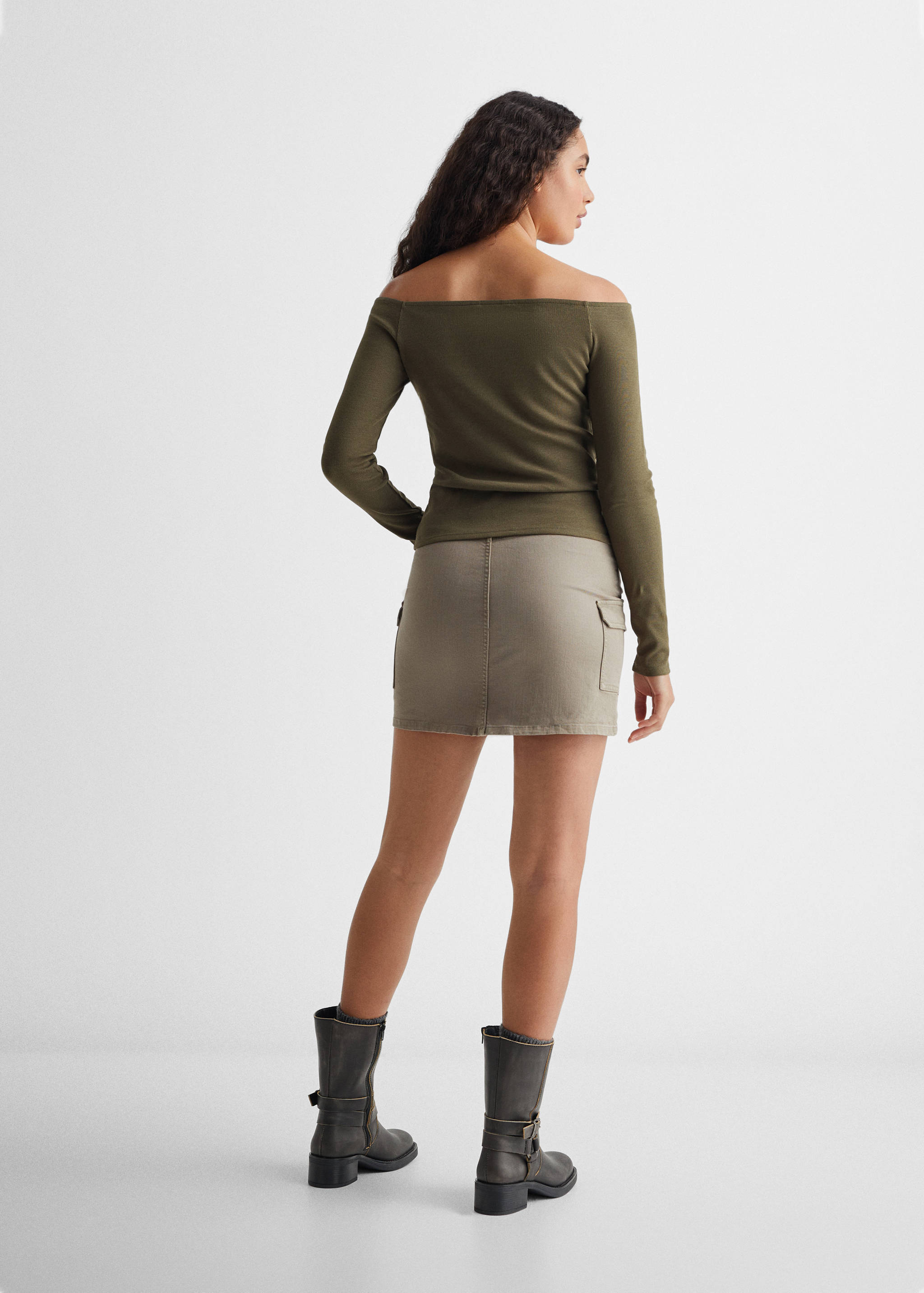 Samarreta canalé espatlles descobertes - Revers de l'article