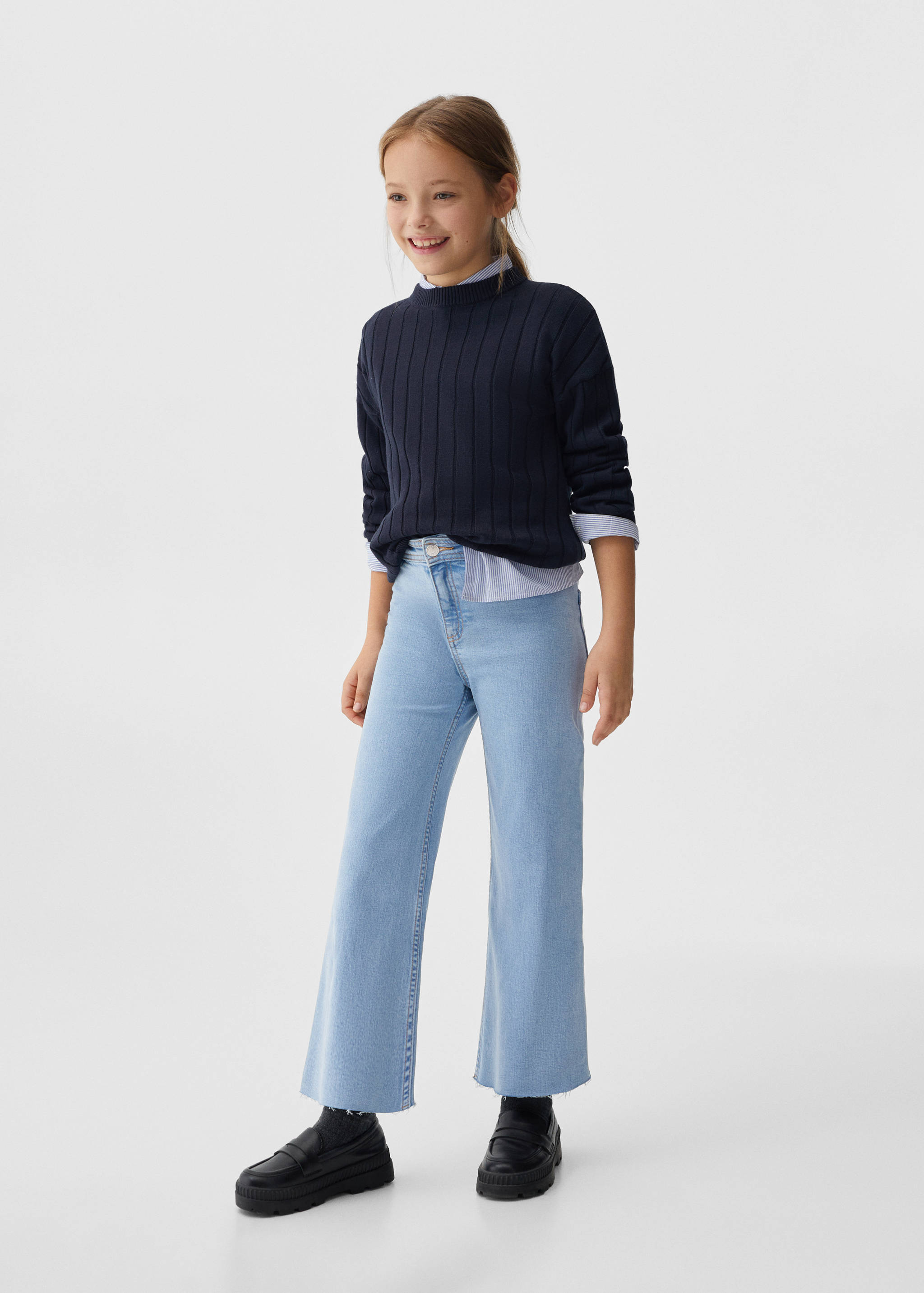Taillenhohe Culotte-Jeans - Allgemeine Ansicht