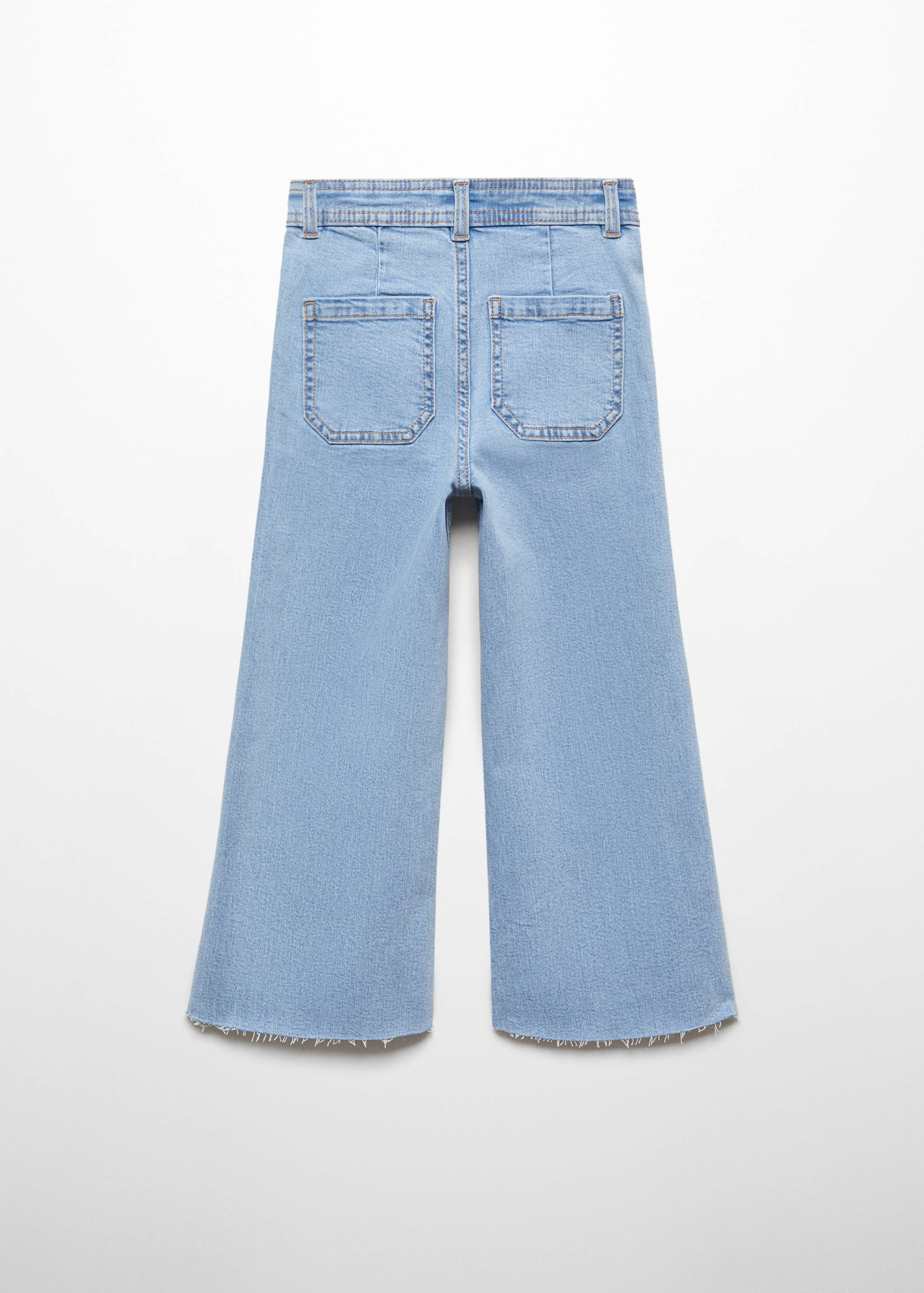 Taillenhohe Culotte-Jeans - Rückseite des Artikels