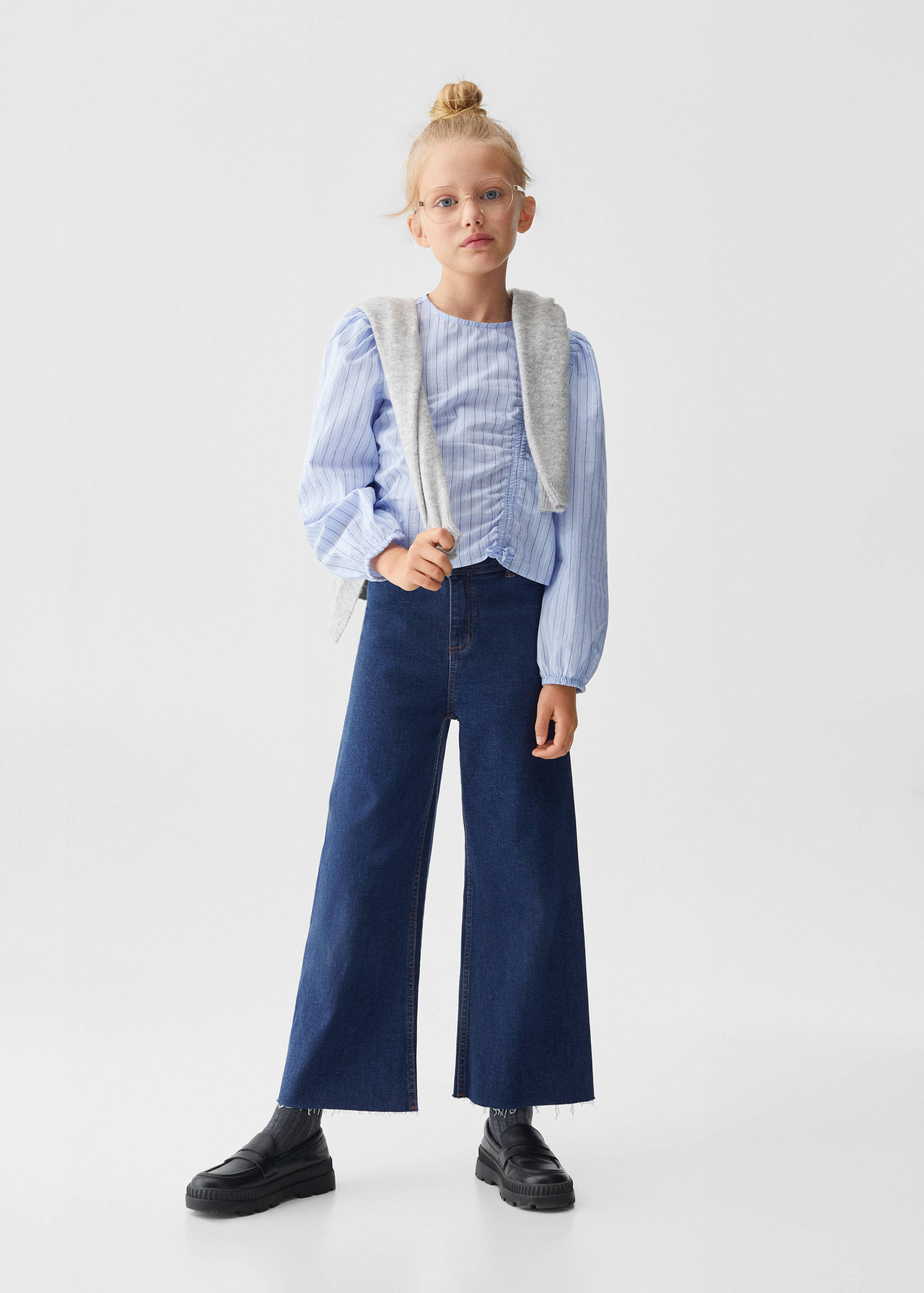 Taillenhohe Culotte-Jeans - Allgemeine Ansicht