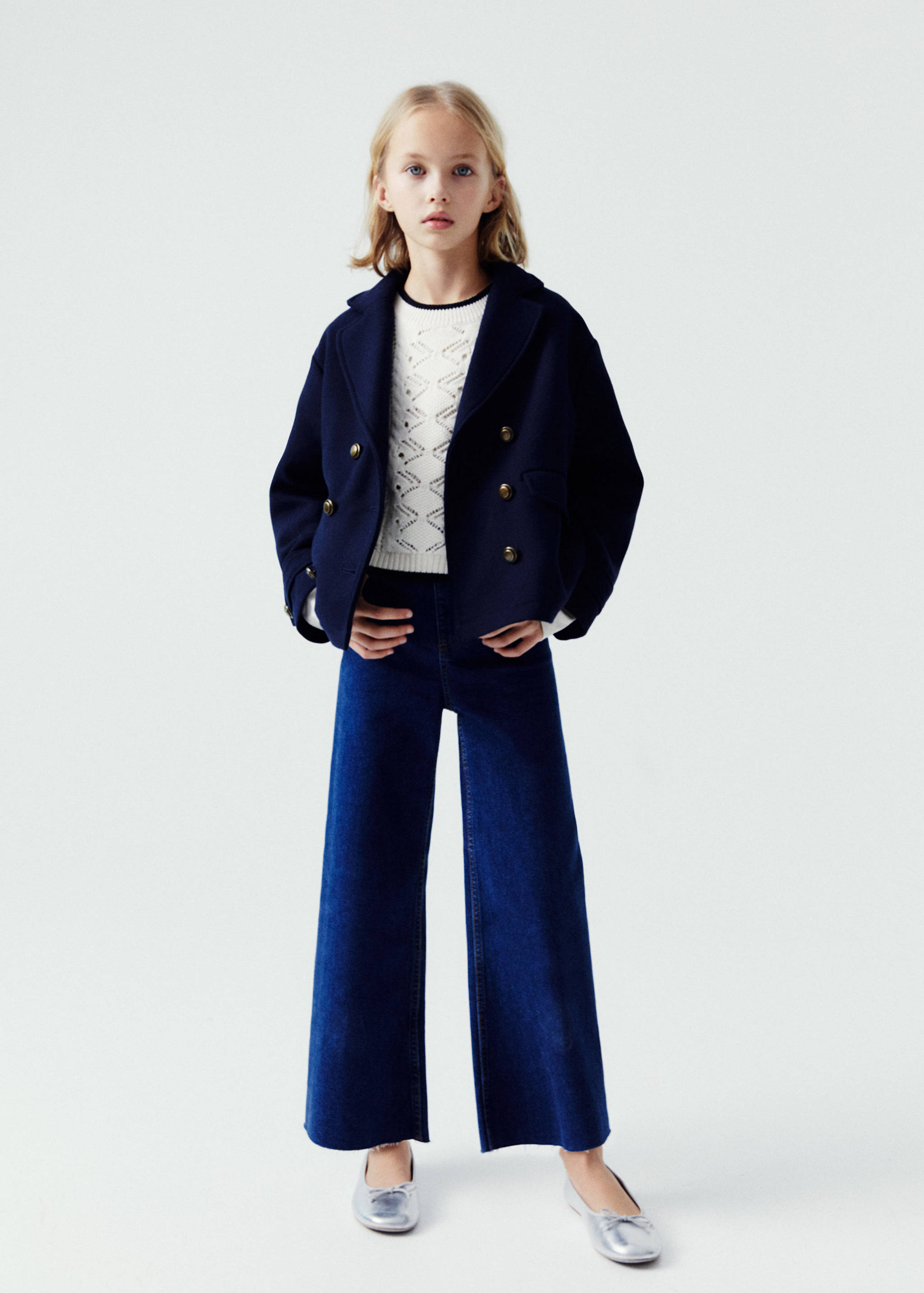 Taillenhohe Culotte-Jeans - Detail des Artikels 6