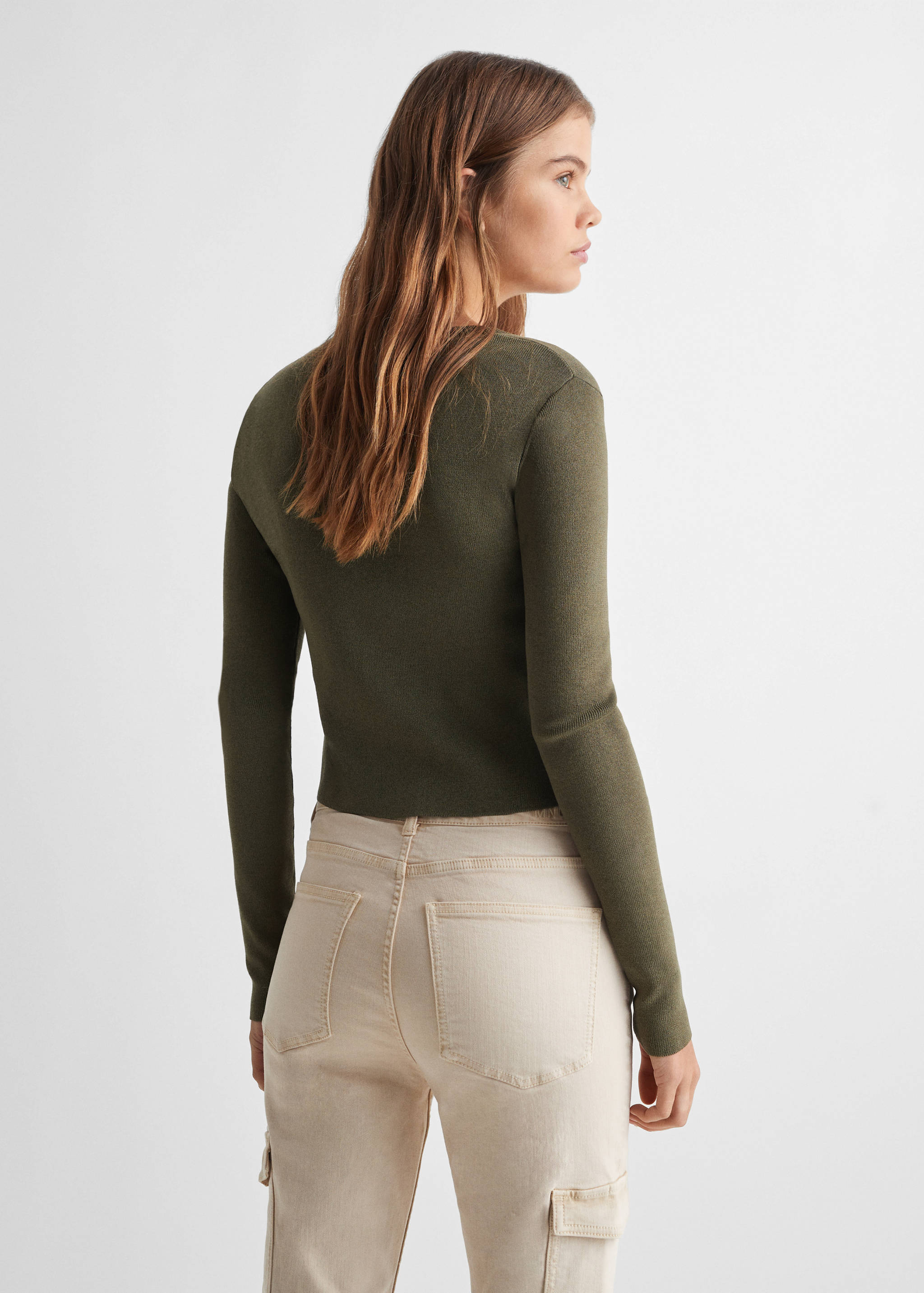 Jersey punto fino - Reverso del artículo