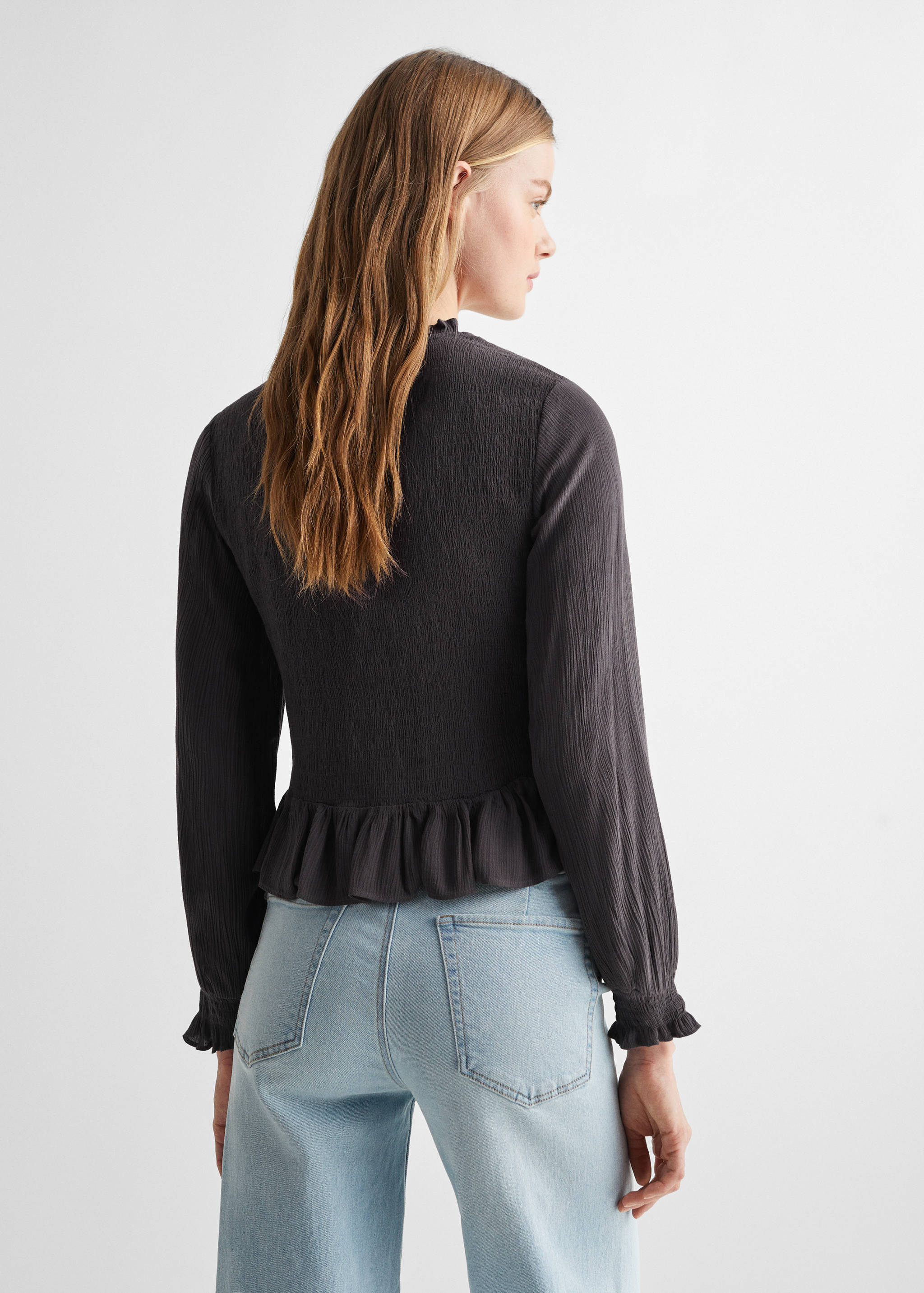 Ruched flowing blouse - Reverse of the article