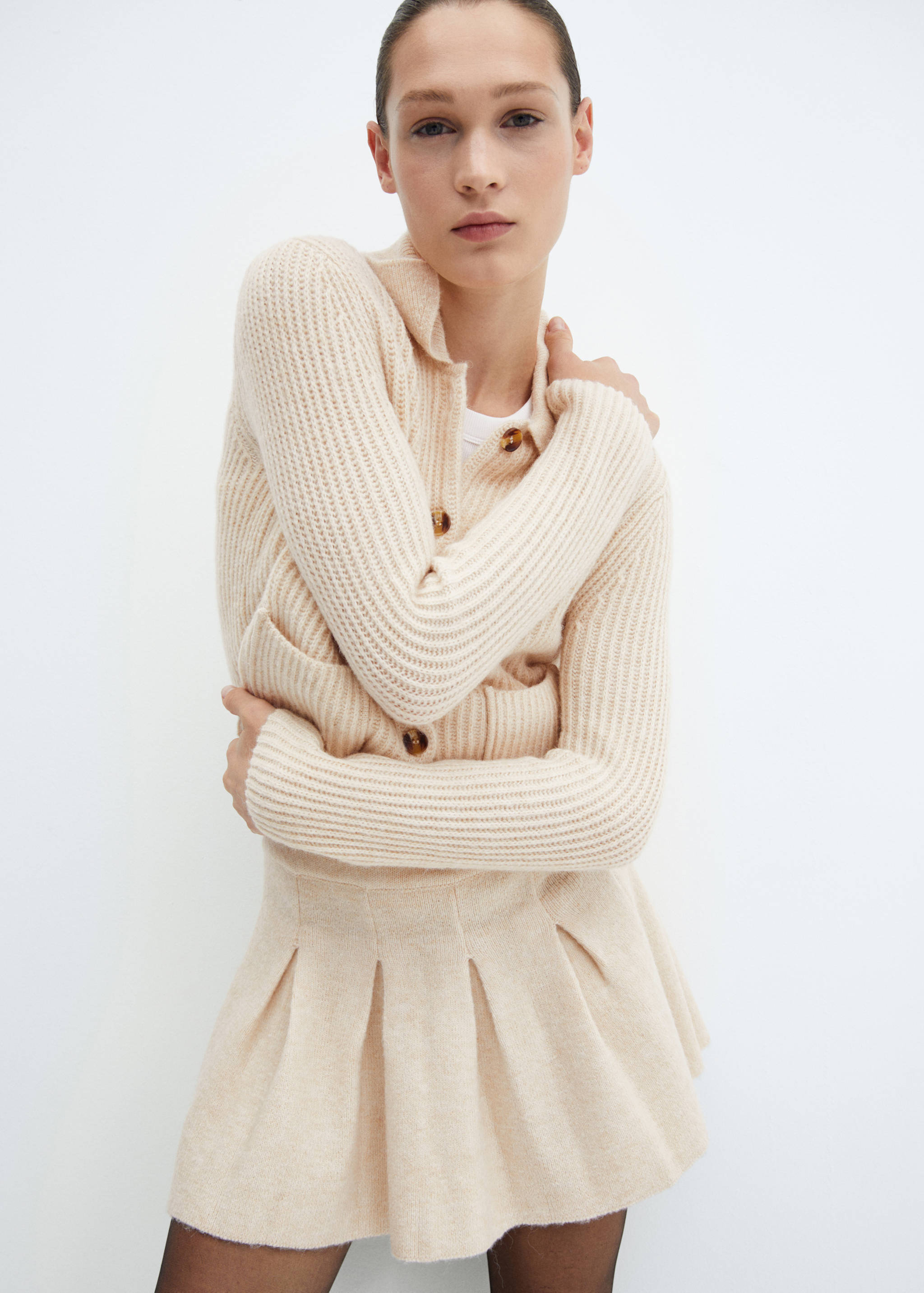 Fustă din tricot cu clini - Detaliu al articolului 2