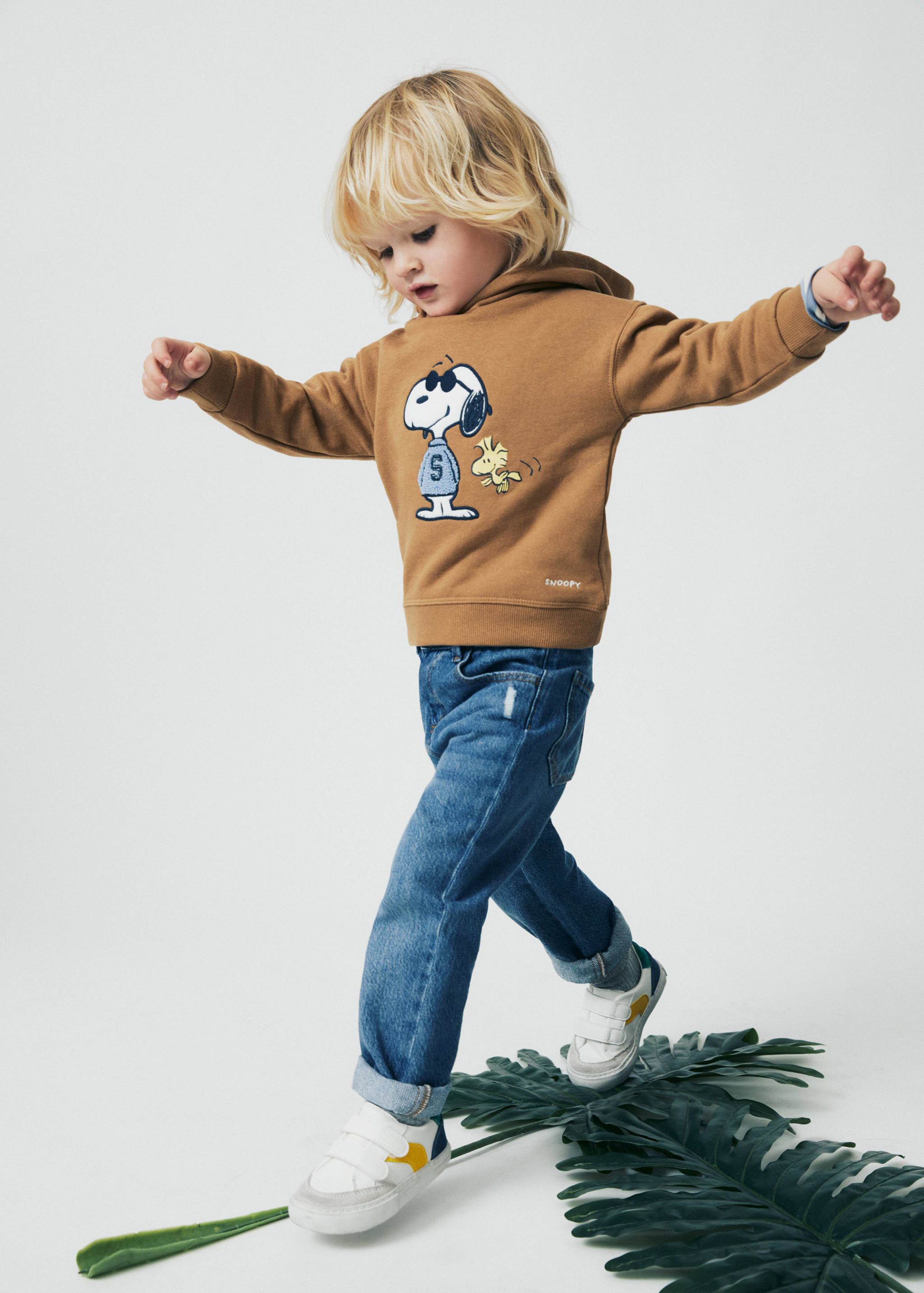 Texturiertes Sweatshirt Snoopy - Detail des Artikels 5