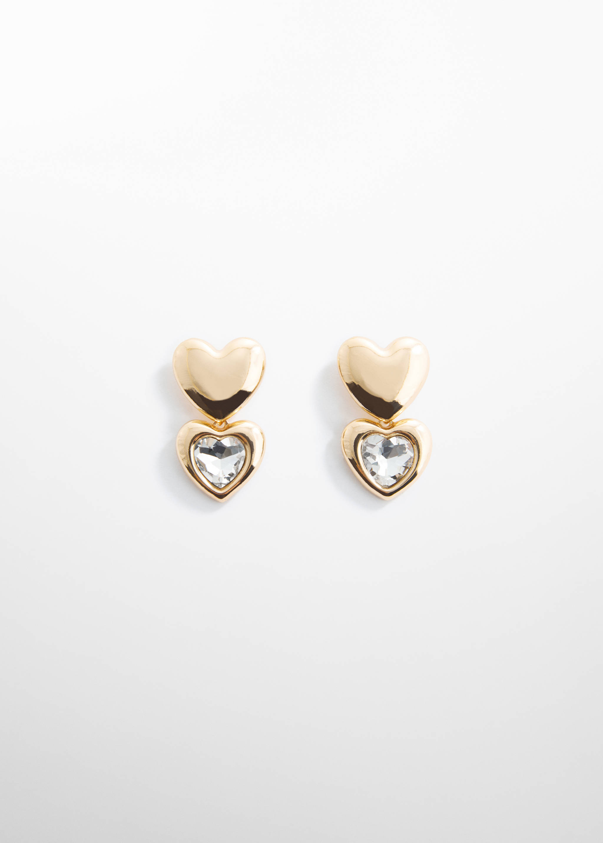 Kristall-Herz-Ohrringe - Artikel ohne Model