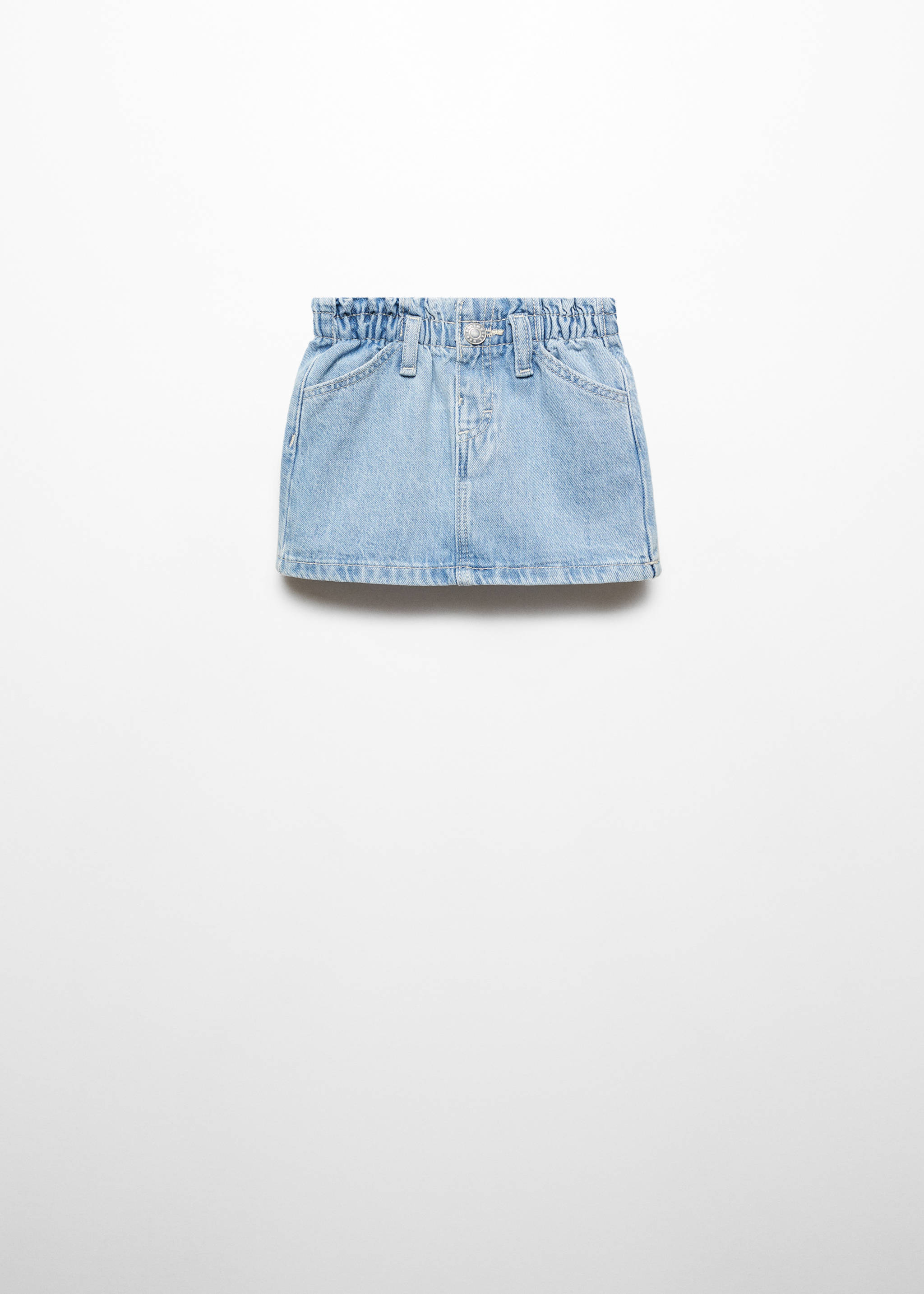 Paperbag denim skirt - Article without model