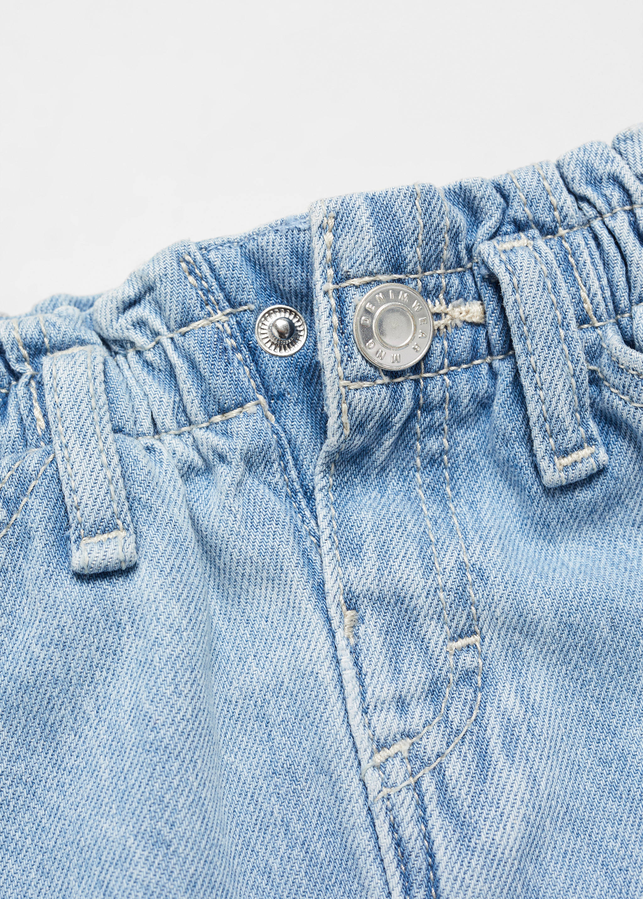 Paperbag denim skirt - Details of the article 8