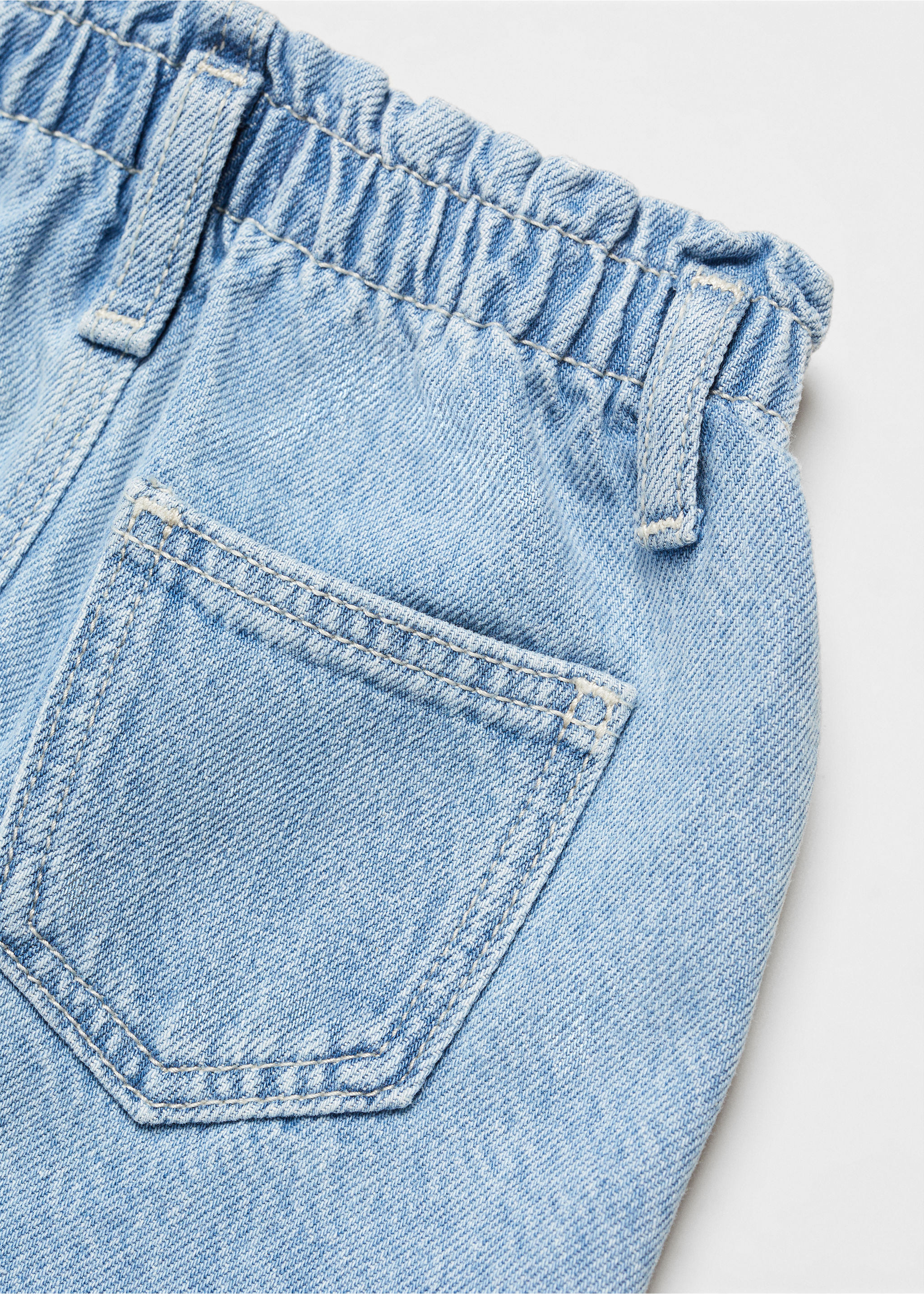 Denim paperbag rok - Detail van het artikel 0