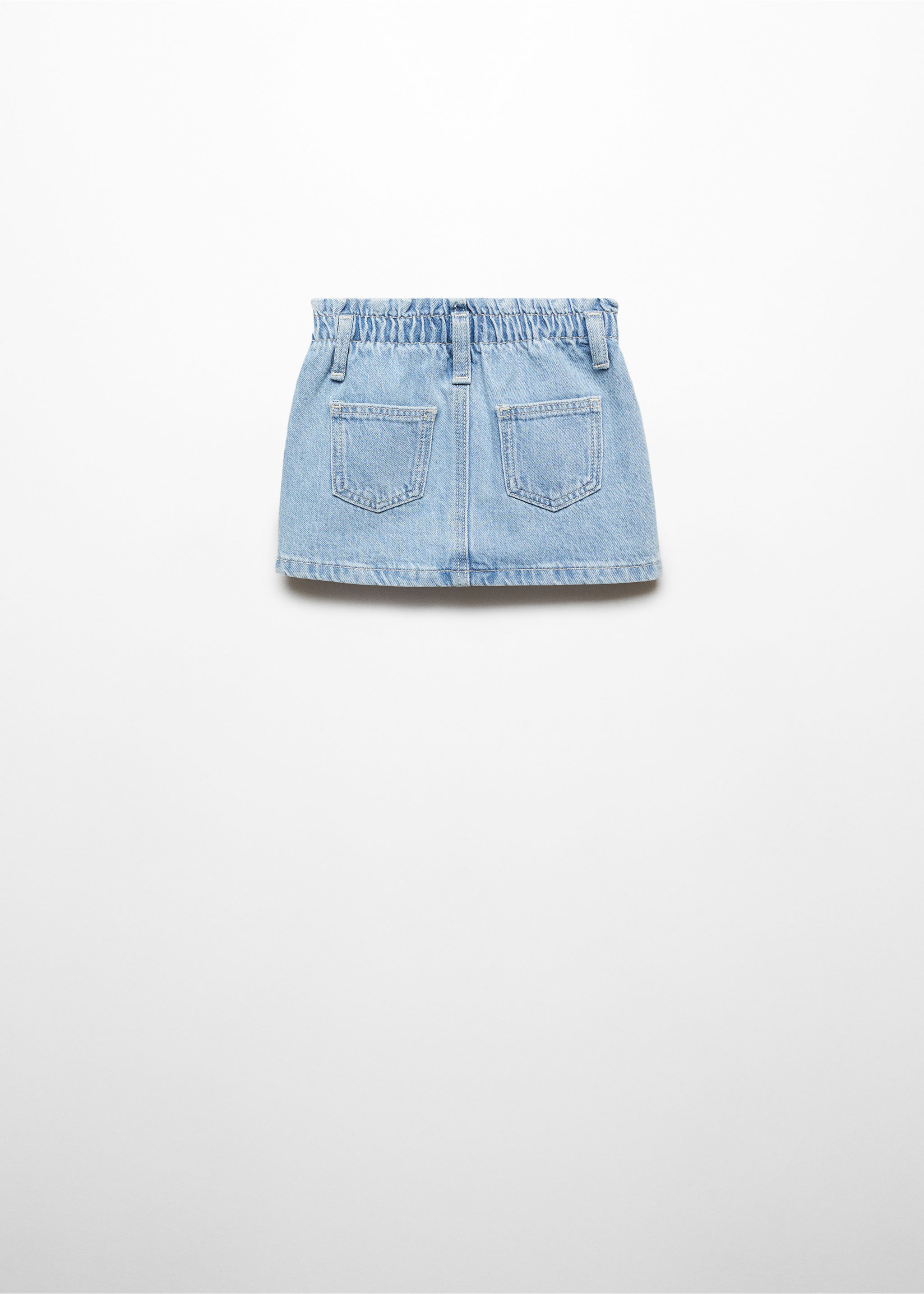 Denim paperbag rok - Achterkant van het artikel