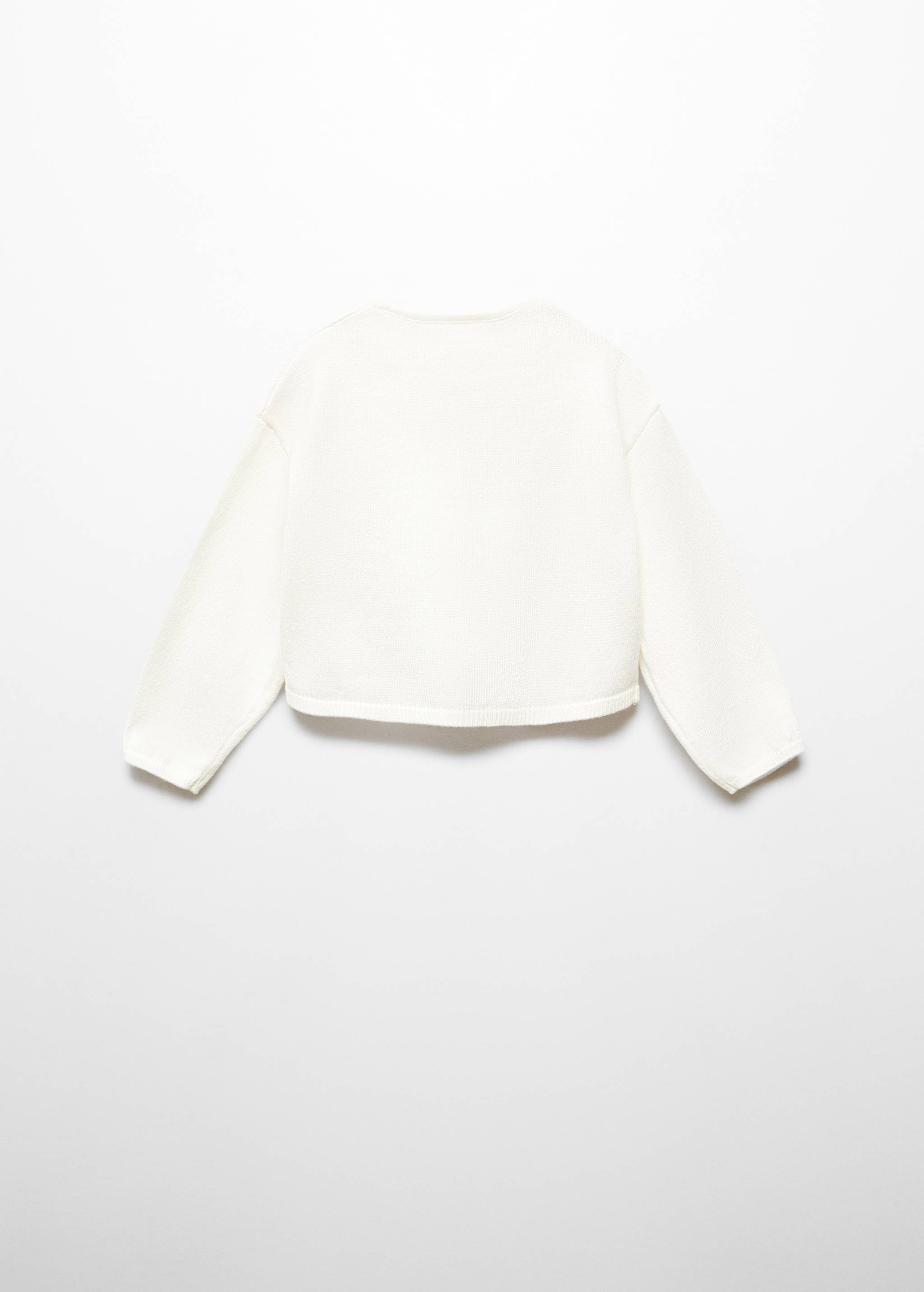 Cotton-blend cardigan - Reverse of the article